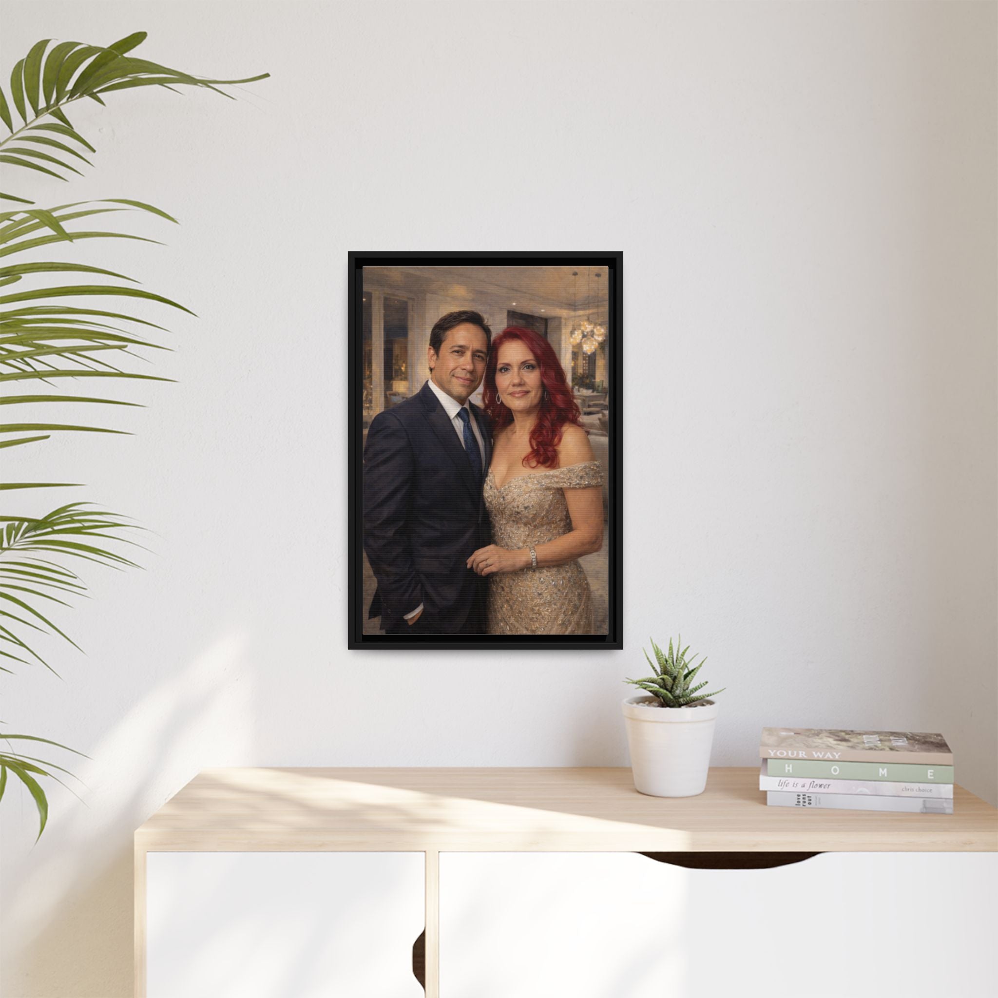 Custom Oil Painting Illusion Canvas – Luxury Portrait Art