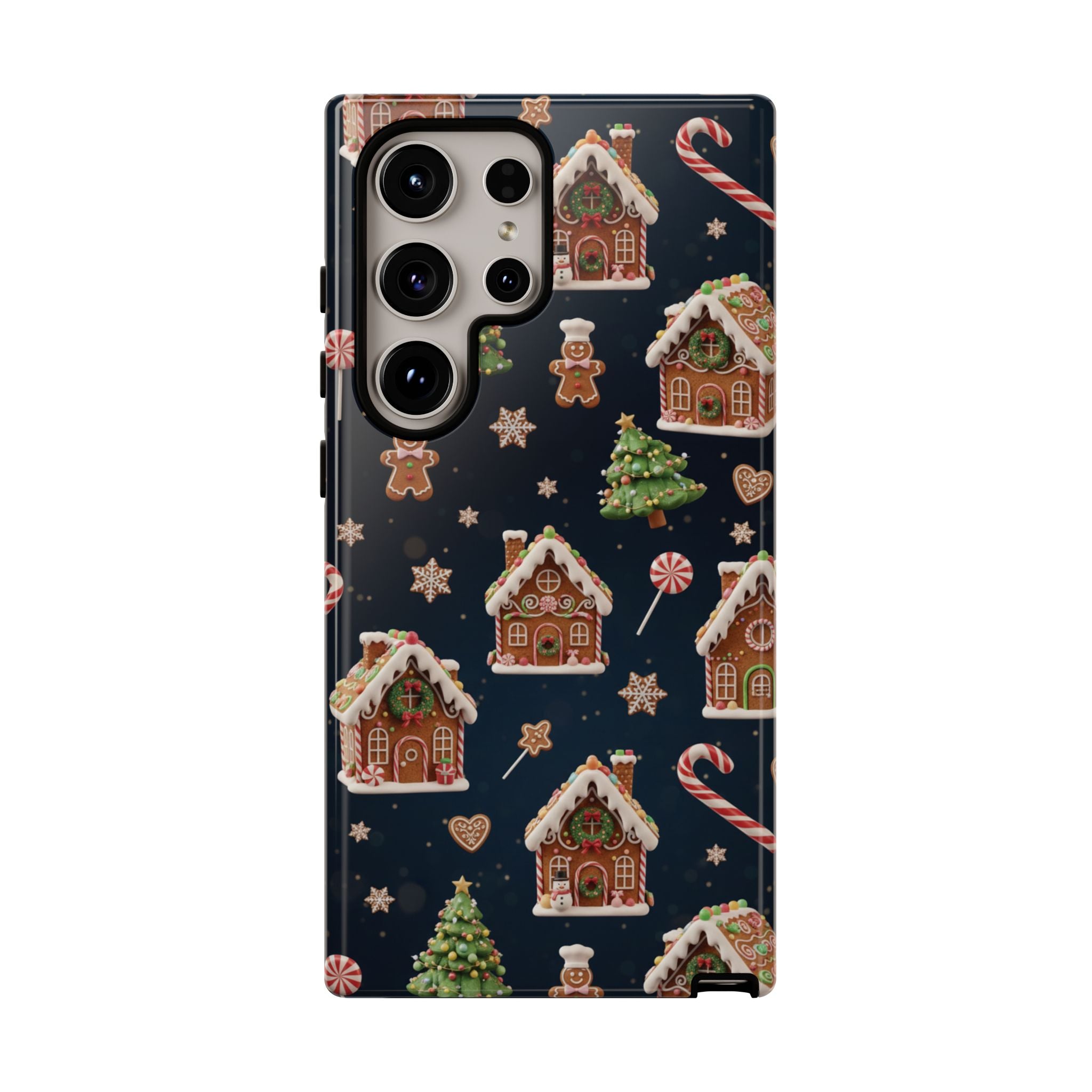 3D Gingerbread House Christmas Phone Case | Premium Holiday Gift Cover for iPhone 17, iPhone, and Samsung Galaxy Gift for Her or Him