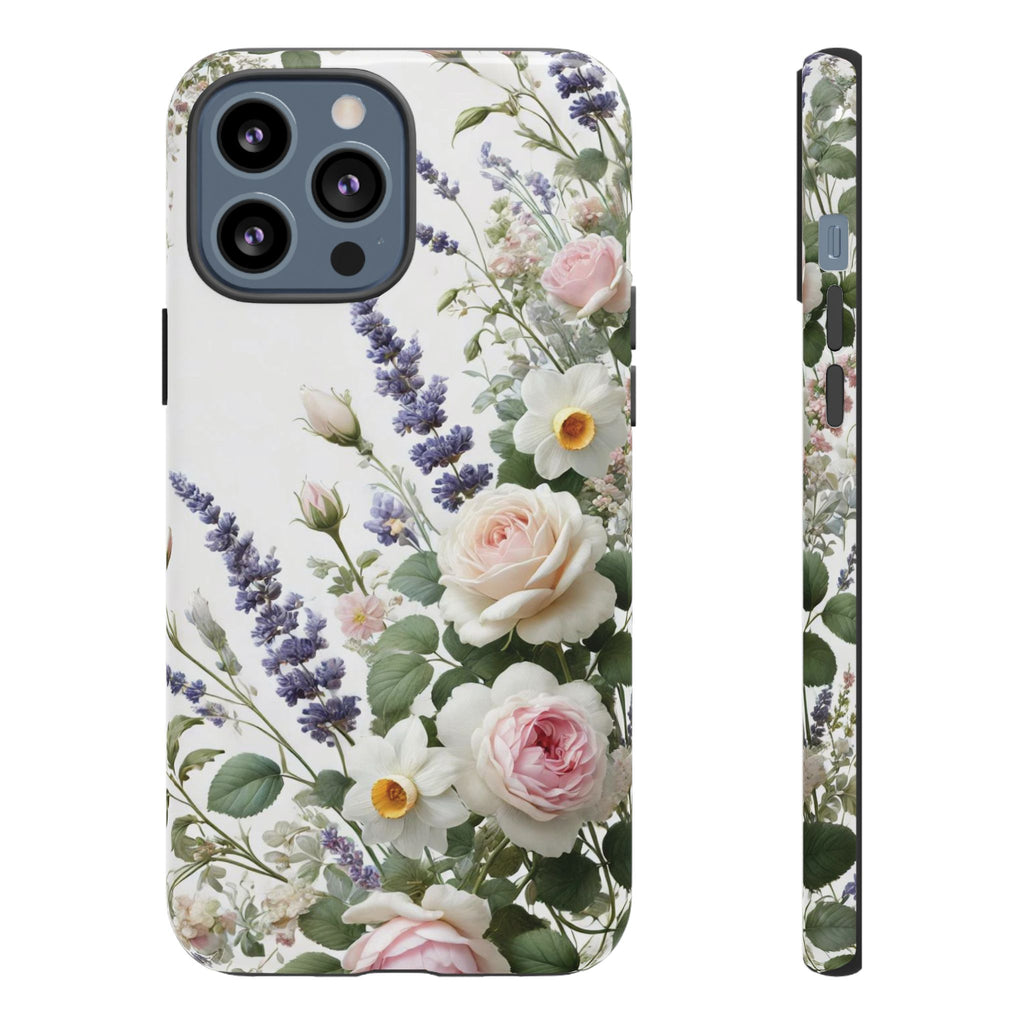 Boho Floral Fall Phone Case for iPhone 17,16  21 23 Samsung, and Pixel | Stylish Protective Cover Gift for Her Perfect for Floral Lover