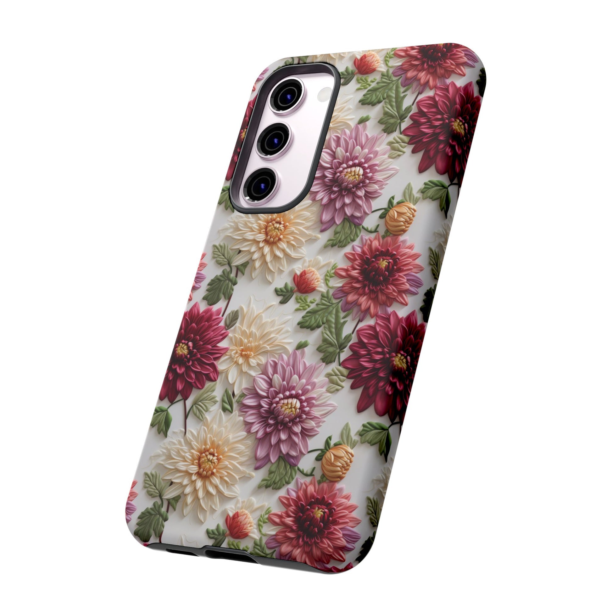Floral Fall Phone Case for iPhone 16 pro15 14 13 12  21 23 Samsung, and Pixel | Stylish Protective Cover Gift for Her Perfect for Floral Lover