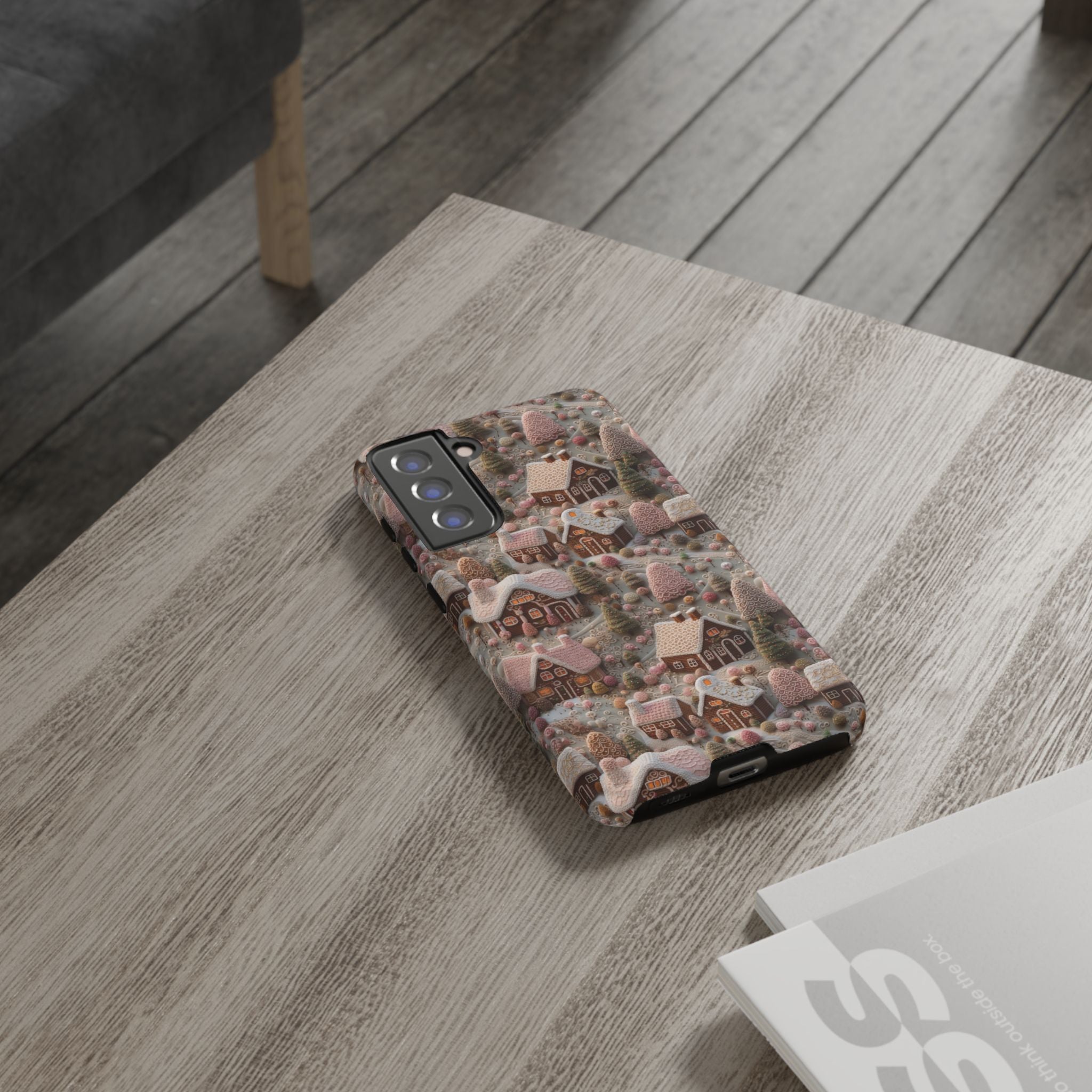 Gingerbread House 3D Phone Case Durable for iPhone Samsung Gift iPhone 15, 14, 13 Samsung Pixel Gift for Mom Accessory Gift for Her