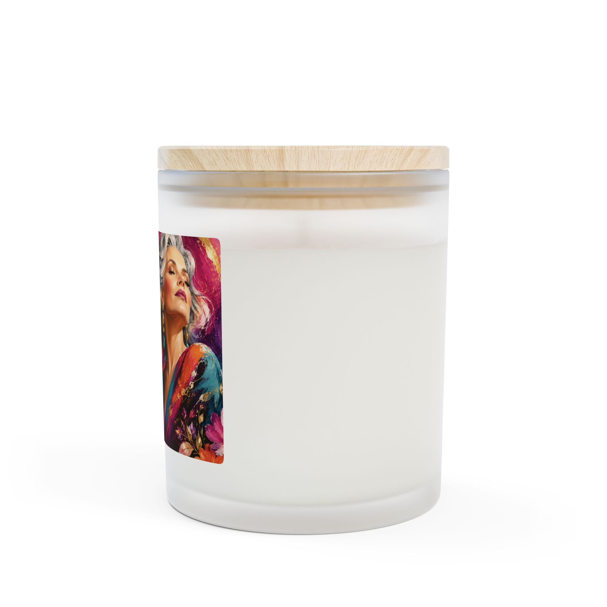 Frosted Glass Candle — "This is Your TIME" 11oz Inspirational Scented Candle