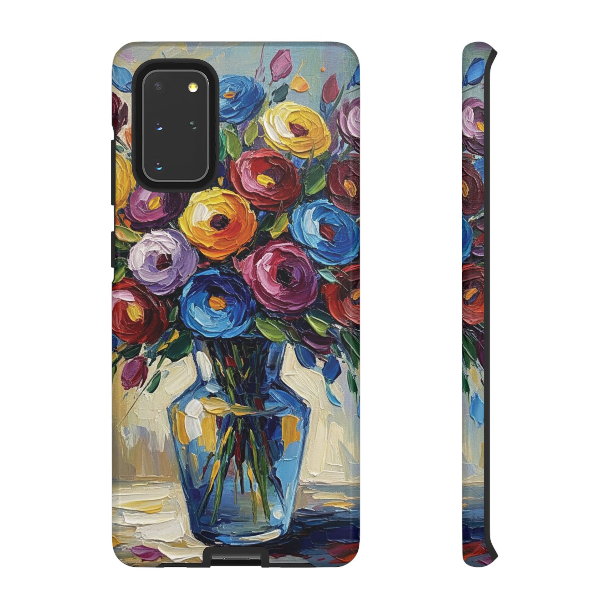 Floral Luxury Oil Painting Illusion Tough Case — Floral Art Phone Case for Art Lovers