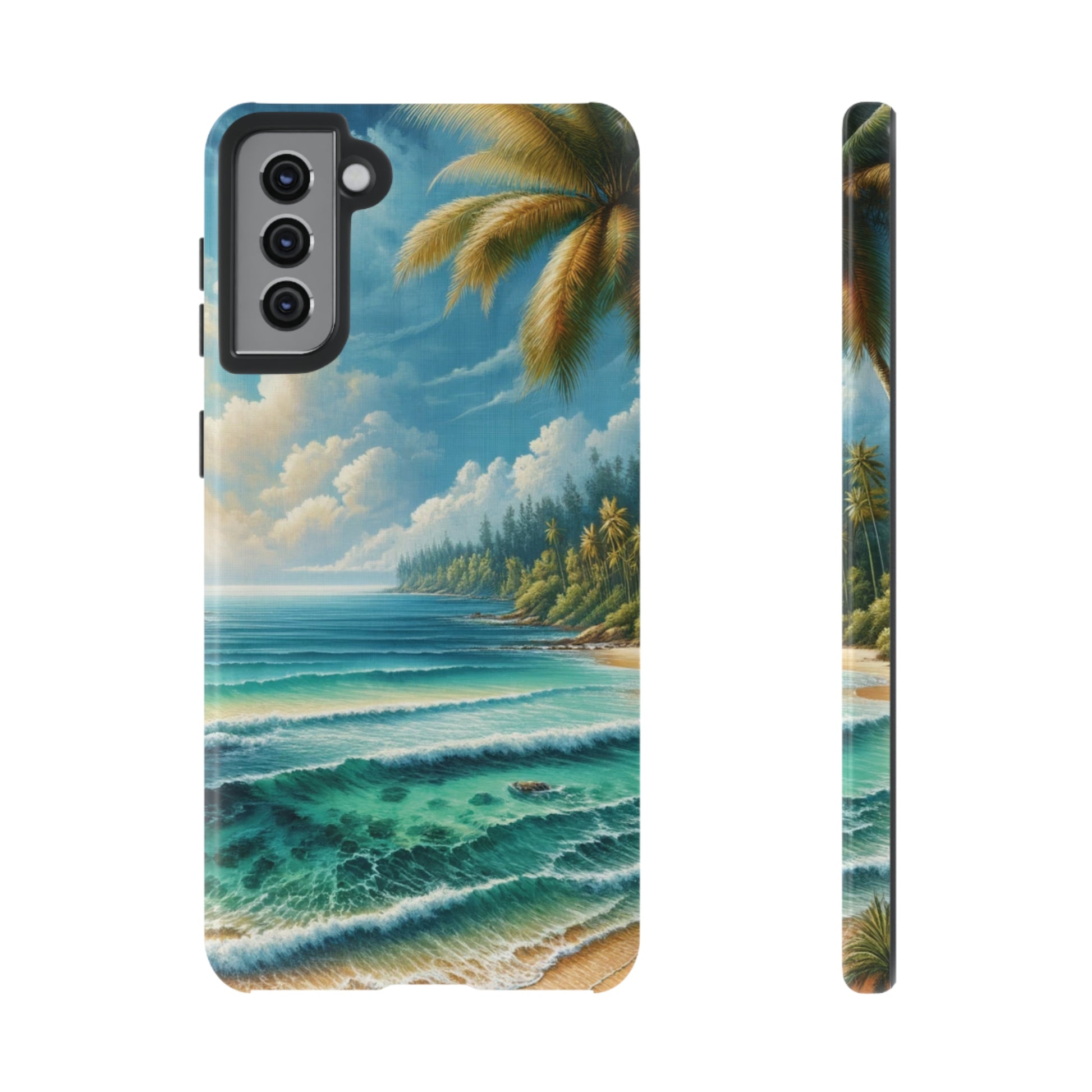 Coastal Serenity Ocean Beach View Protective Phone Case Gift for Her Phone 15, Samsung iPhone Samsung Gift for Her Case iPhone 15, Samsung iPhone Samsung Accessory Gift for Her.