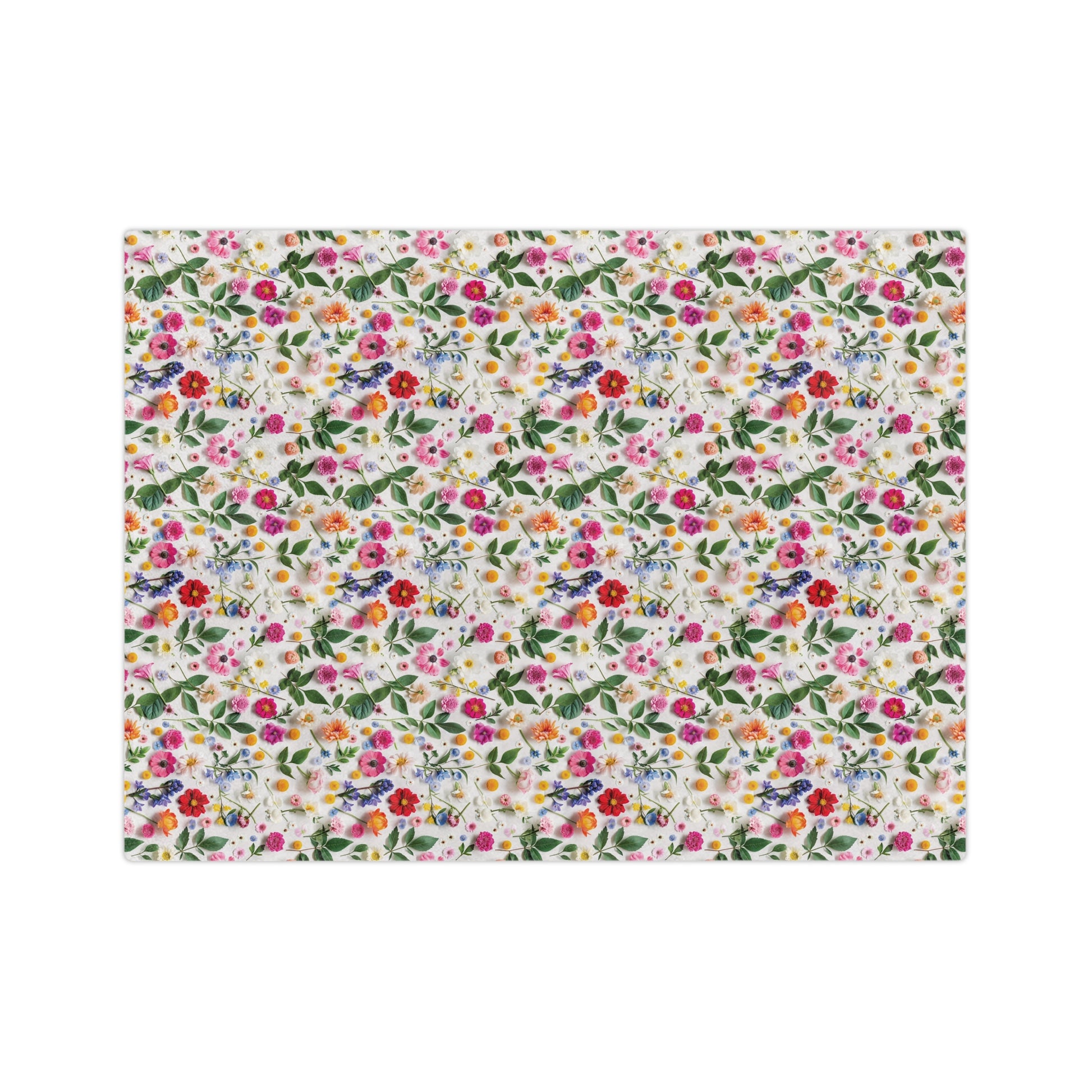 Wildflowers Bright Colors Minky Blanket Throw Ultra-Soft Minky Blanket Cozy Comfort Blanket Elegant Home Decor Plush Microfiber for Maximum Comfort Blanket, Perfect for Snuggling Decor, Cozy All-Season Warmth, Housewarming Gift Throw