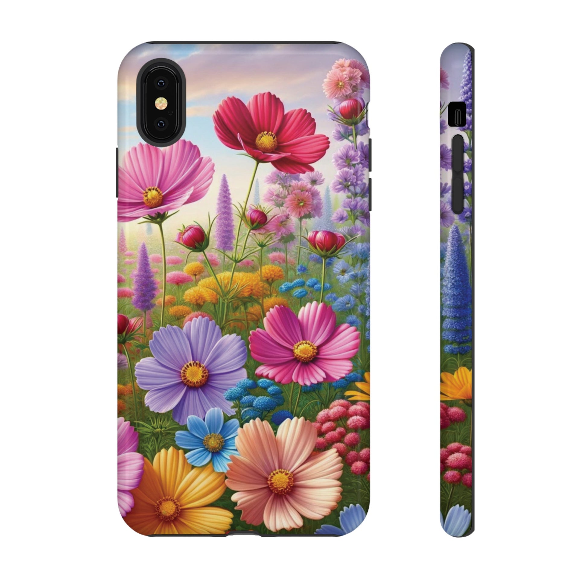 Bright Floral Phone Case Durable for iPhone Samsung Gift iPhone 15, 14, 13 Samsung Pixel Gift for Mom Accessory Gift for Her