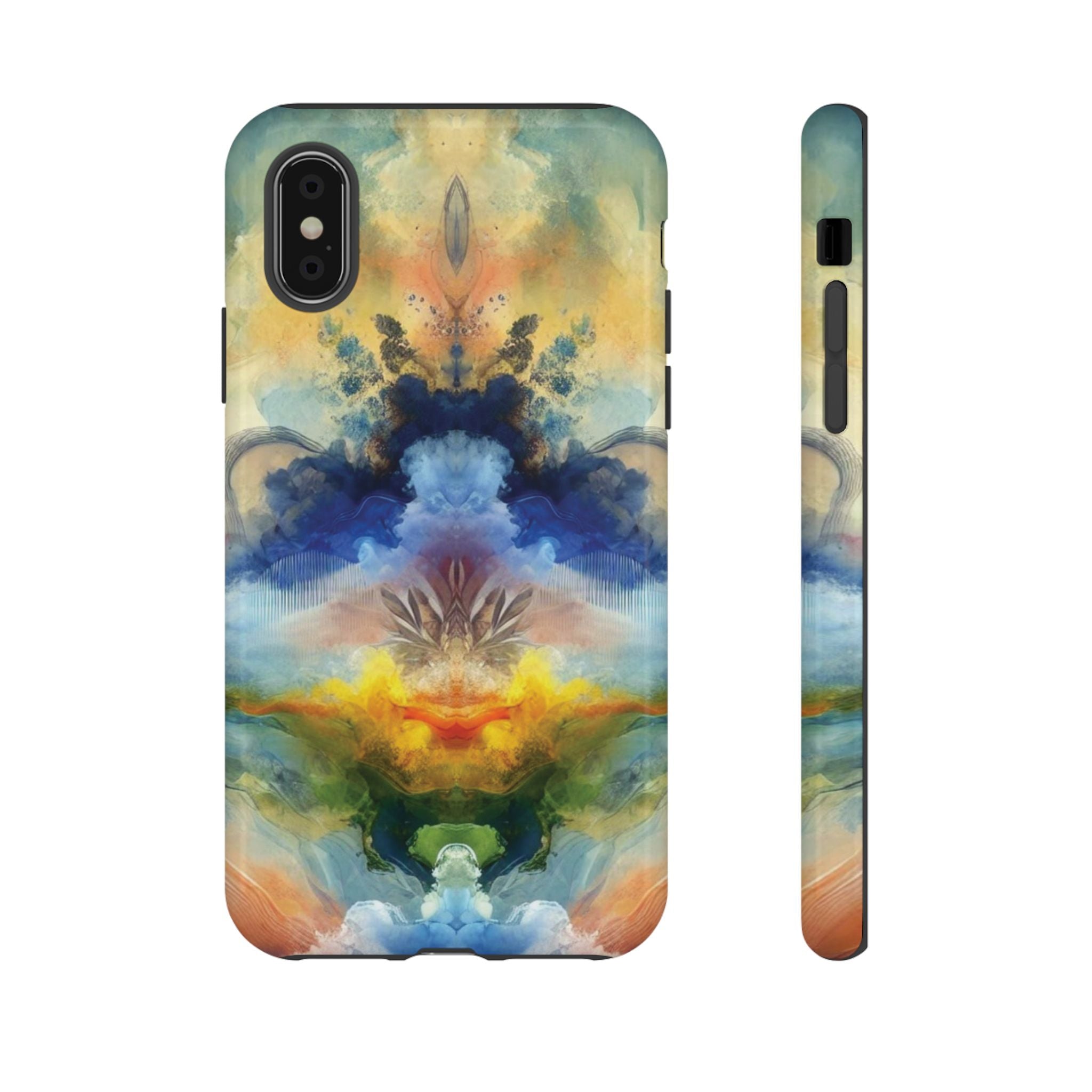 Modern Watercolor Abstract Phone Case Compatible with iPhone, Samsung & More - Stylish, Durable Protection with Vibrant Artistic Design Perfect Gift for Her
