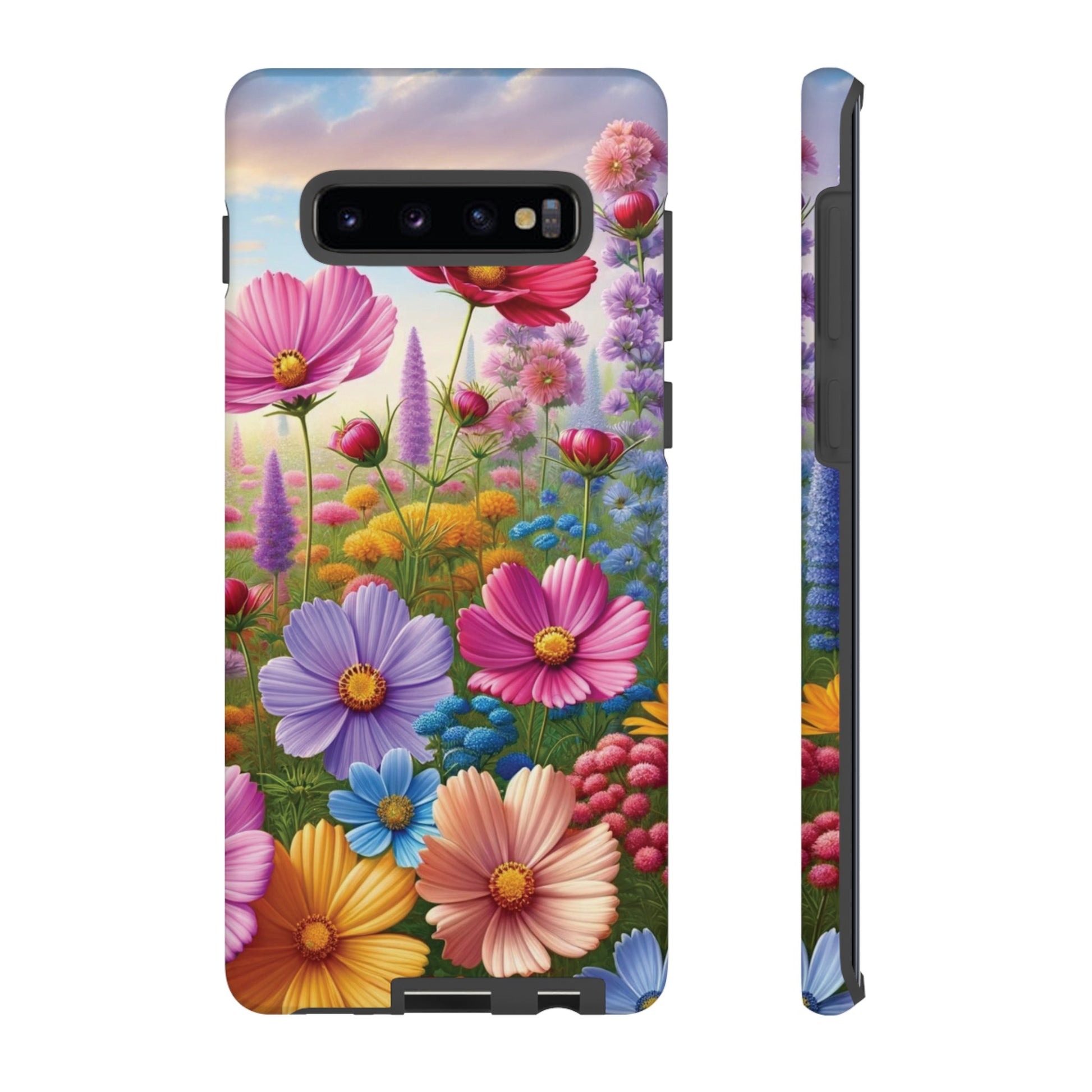 Bright Floral Phone Case Durable for iPhone Samsung Gift iPhone 15, 14, 13 Samsung Pixel Gift for Mom Accessory Gift for Her