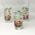 Vibrant Wildflower Pint Glass Colorful Floral Drinkware for Home & Bar, 16 oz Housewarming, Wedding, Bridal Shower Glass, Mother's Day Party Drinkware, Housewarming Perfect Gift Party Drinkware, Cocktail, Wedding Perfect for Parties - MRSBYVALLE