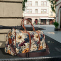 Stylish Waterproof Travel Bag Winter Floral in Navy, Amethyst, White Durable Versatile for Travel, Gym, and Everyday Adventures | Shop the Perfect All-Season Bag Perfect for Adventurers - MRSBYVALLE
