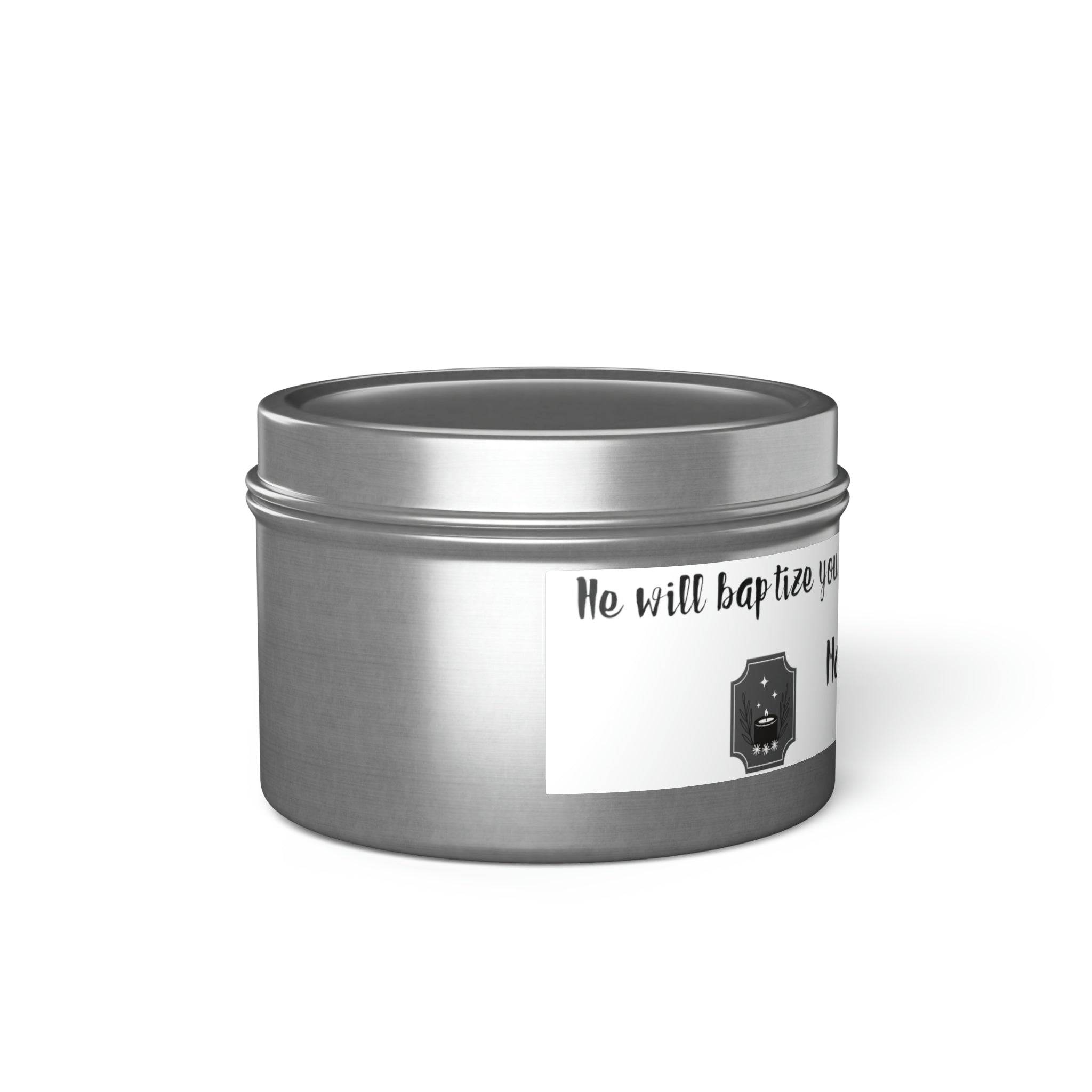 New House Sacred Light Divine Verse Tin Candles Embrace Peace with 4oz/8oz Coconut Soy Wax, Hand-Poured in USA. Lead-Free Wick, 20-40hr Burn. Evergreen, Vanilla, More Spiritual Ambiance Awaits Pure Harmony Grace..
