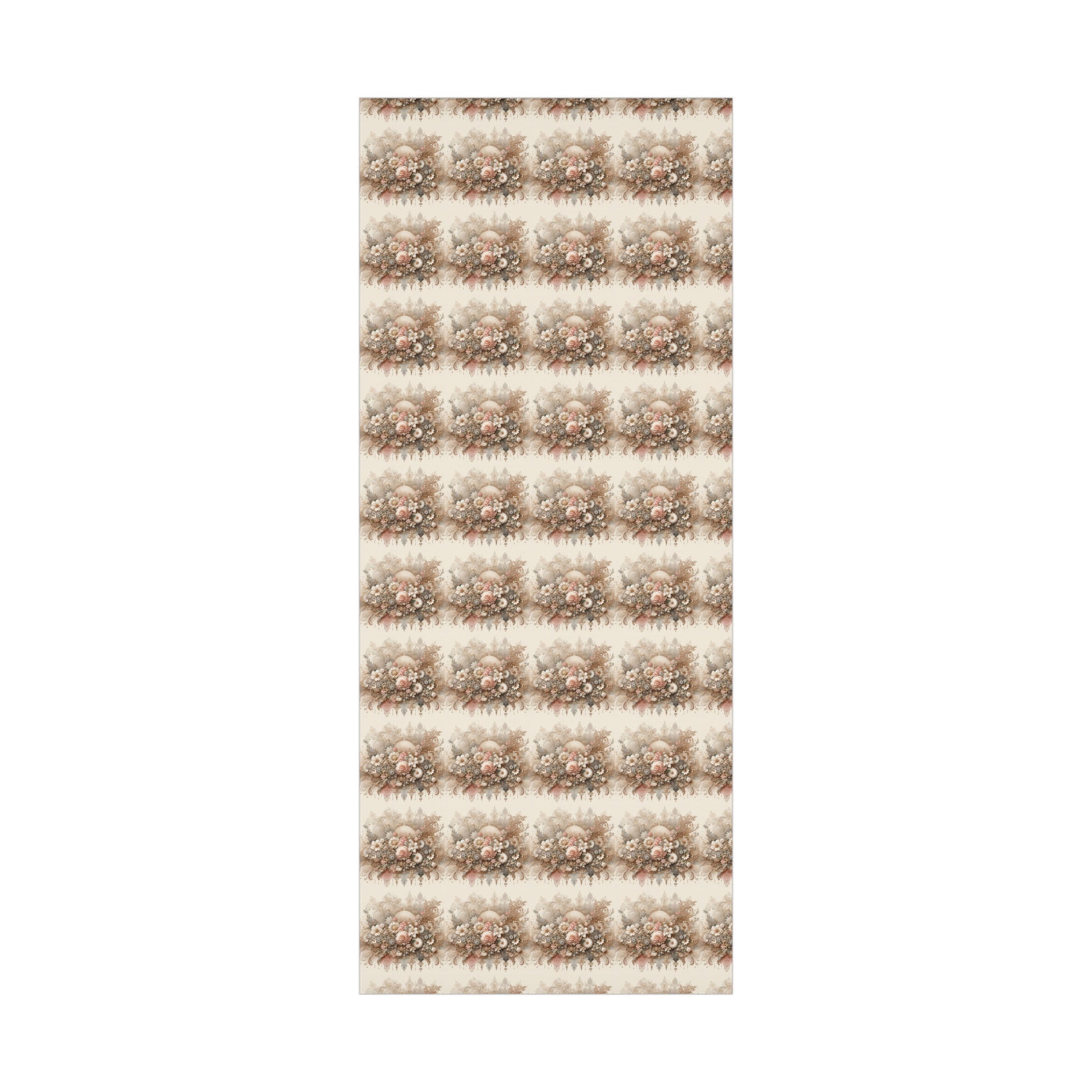 Elegant Vintage Lace Floral Symphony Timeless Wrapping Paper Perfect for Weddings, Bridal & Baby Showers Eco-Friendly, All Occasion.