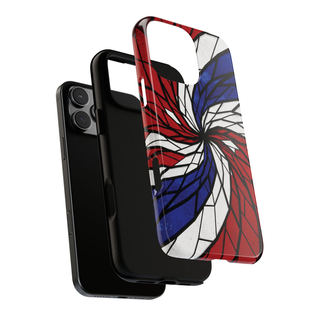 Patriotic Red White & Blue Phone Case – USA Flag Design, Independence Day Gift, Protective Cover for iPhone, Samsung, Pixel