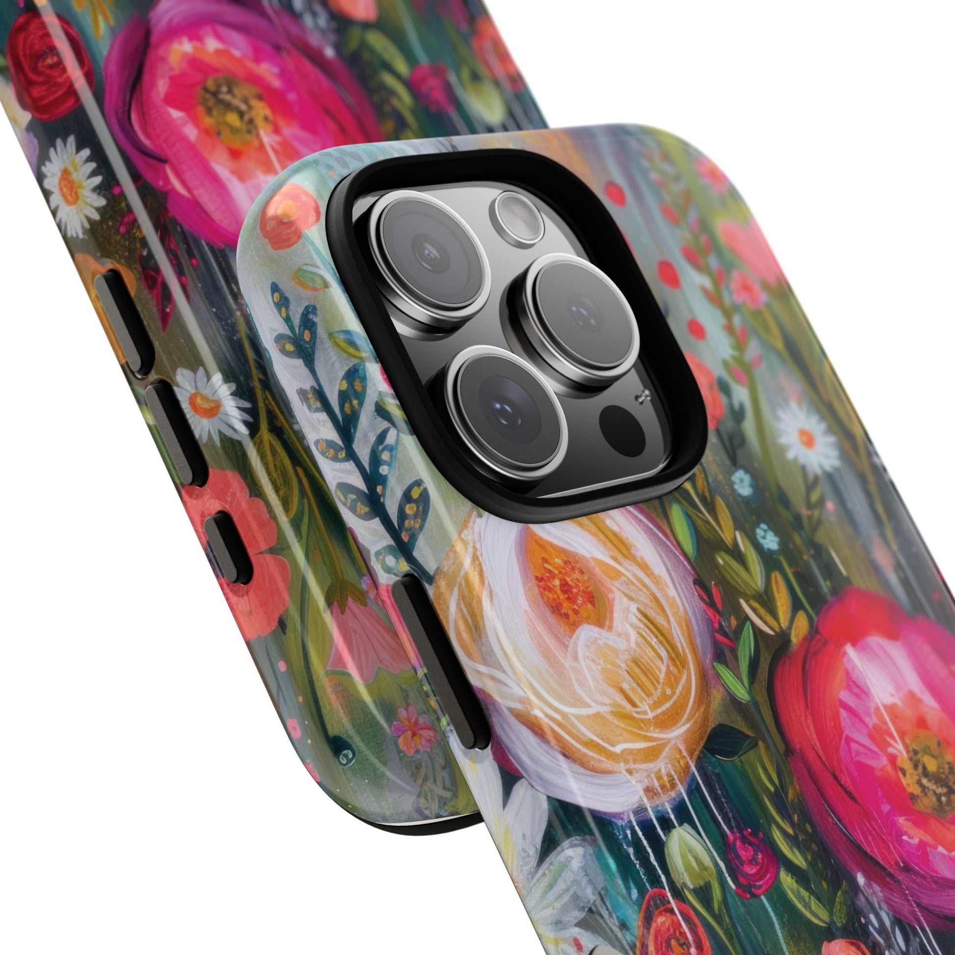 Watercolor Boho Floral Phone Case for iPhone 16 15 14 13 12  21 23 Samsung, and Pixel | Stylish Protective Cover Gift for Her Perfect for Floral Lover