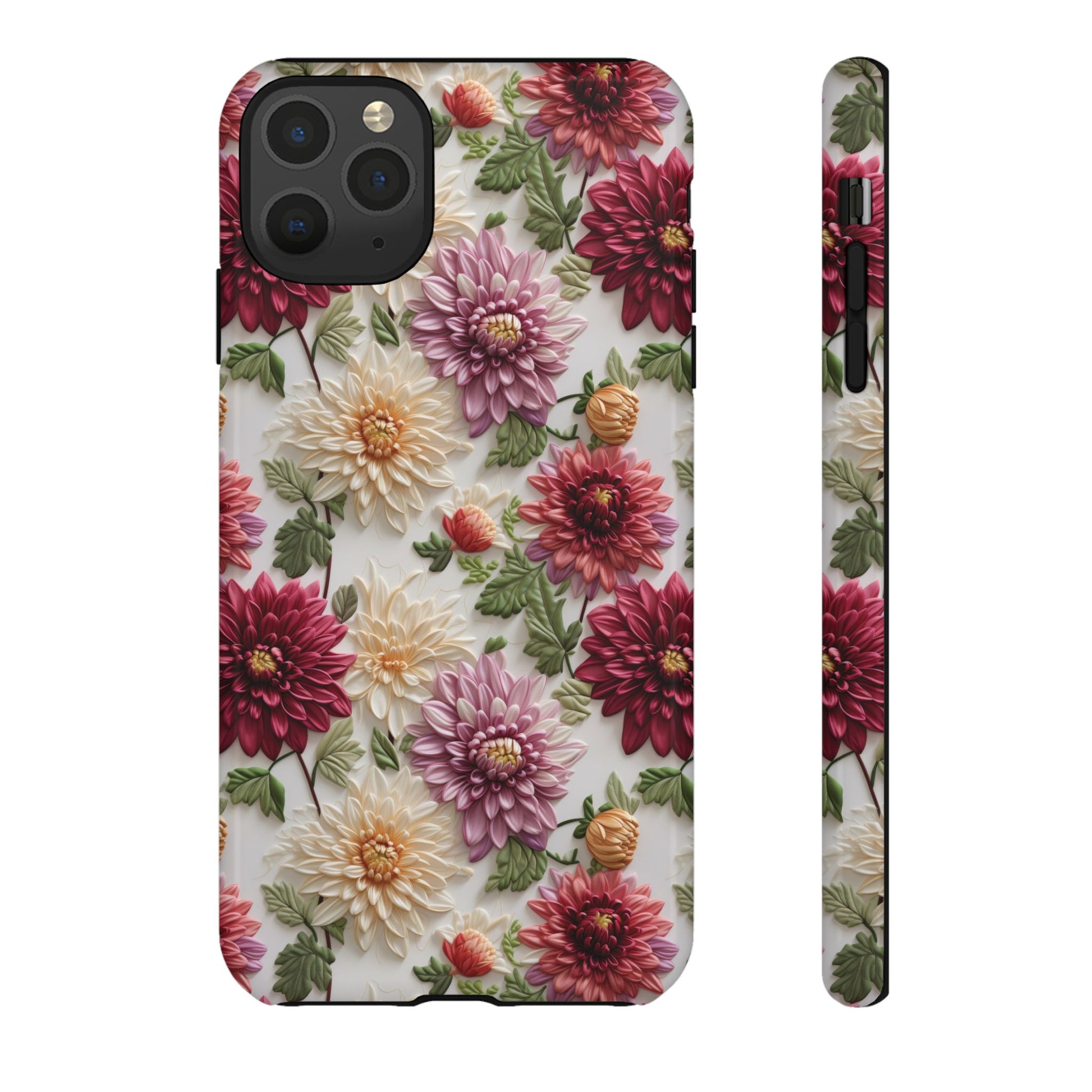 Floral Fall Phone Case for iPhone 16 pro15 14 13 12  21 23 Samsung, and Pixel | Stylish Protective Cover Gift for Her Perfect for Floral Lover - MRSBYVALLE