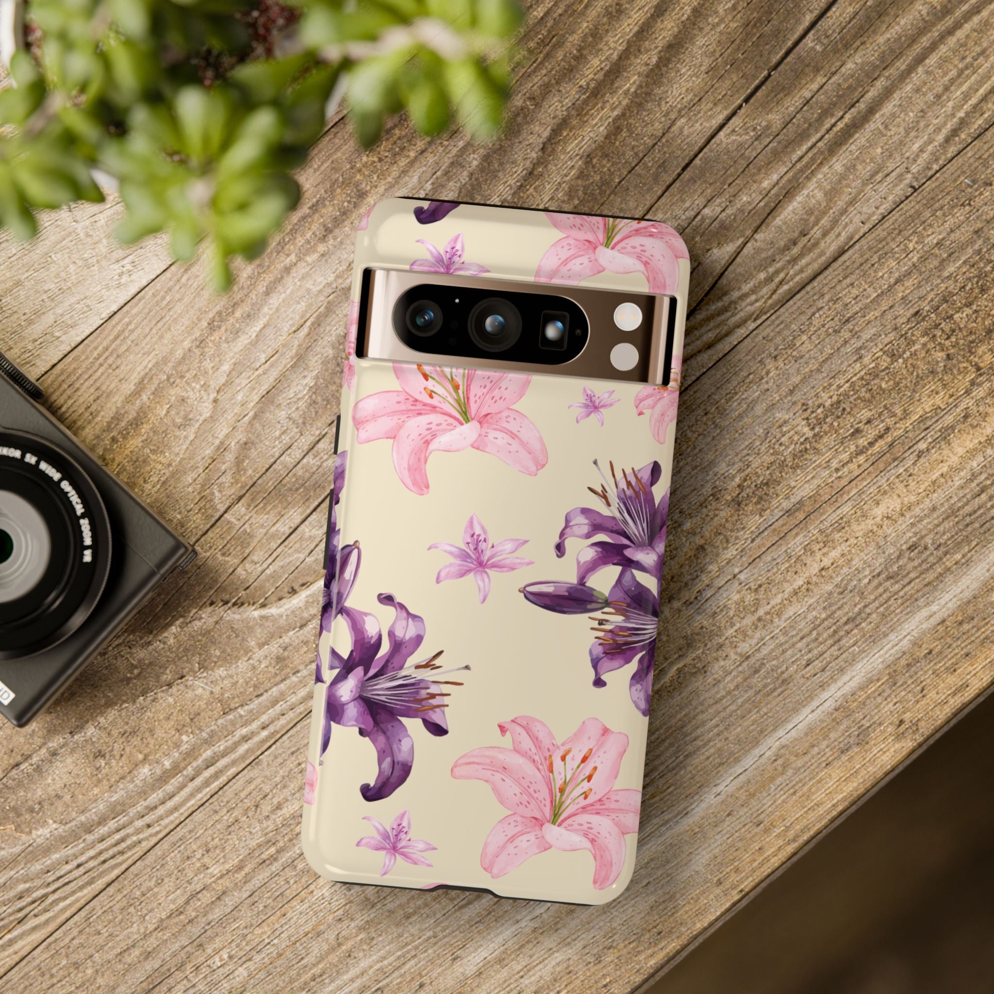 Blooming Tiger Lily Phone Case - Compatible with iPhone, Samsung, and Pixel | Stylish Protective Cover Gift for Her Perfect for Floral Lover