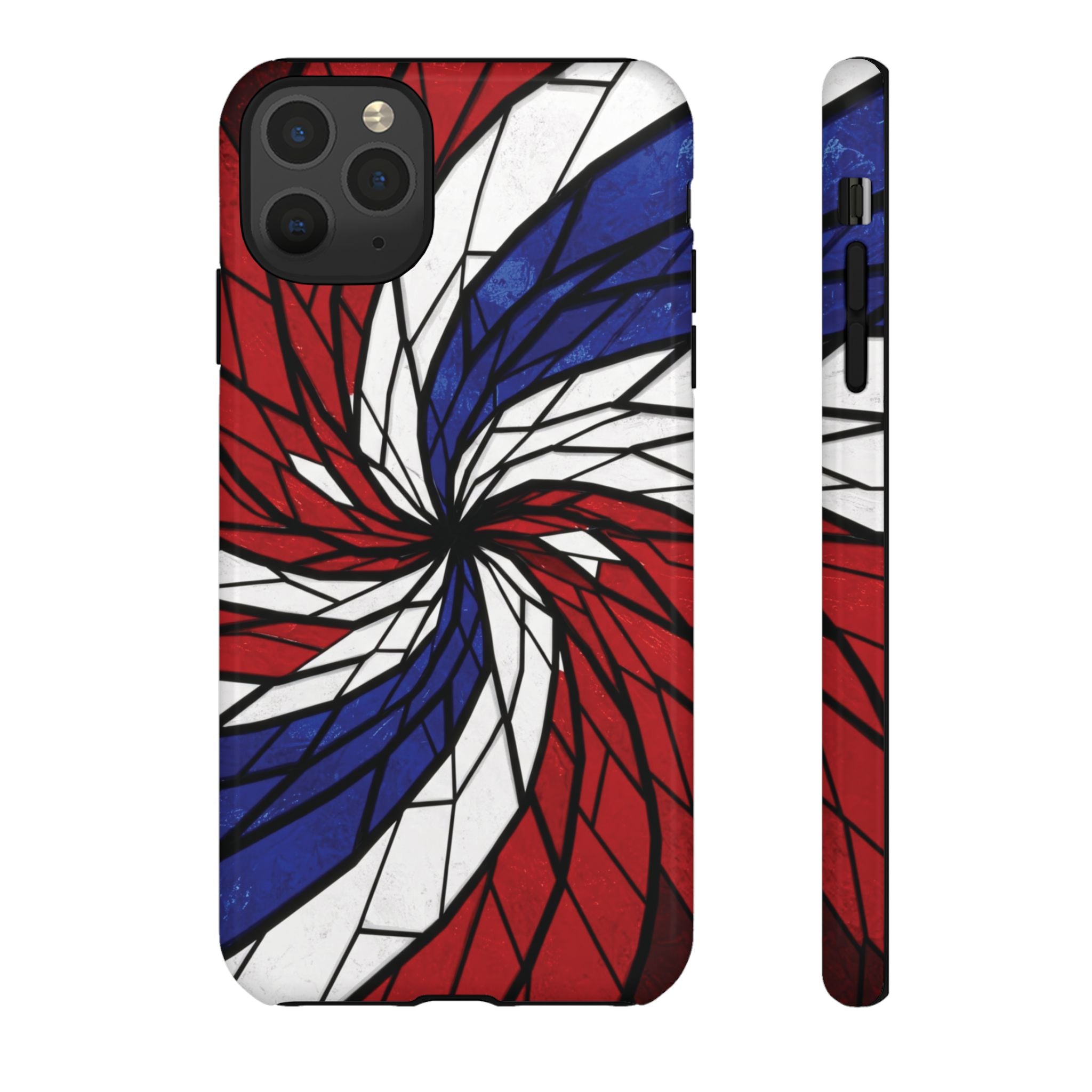 Patriotic Red White & Blue Phone Case – USA Flag Design, Independence Day Gift, Protective Cover for iPhone, Samsung, Pixel
