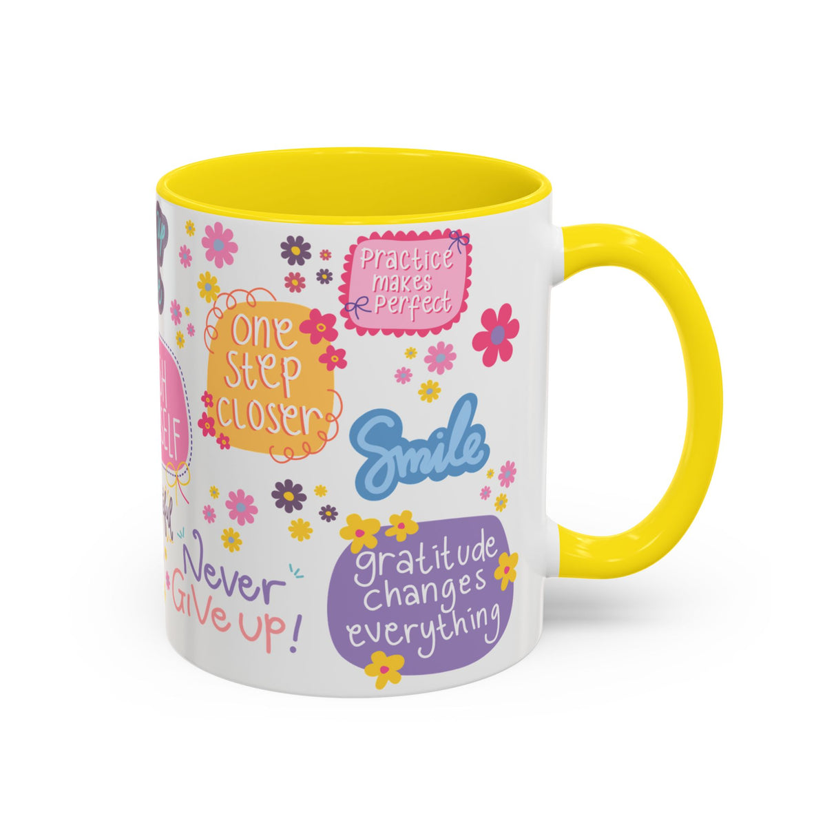 Good Vibes Only Coffee Mug 11 & 15 oz Ceramic Inspirational Cup, Positive Affirmation Gift for Mom, Teacher & Coworker | Morning Motivation Mother's Day, or Cozy Spring Mornings