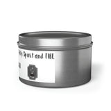 New House Sacred Light Divine Verse Tin Candles Embrace Peace with 4oz/8oz Coconut Soy Wax, Hand-Poured in USA. Lead-Free Wick, 20-40hr Burn. Evergreen, Vanilla, More Spiritual Ambiance Awaits Pure Harmony Grace..