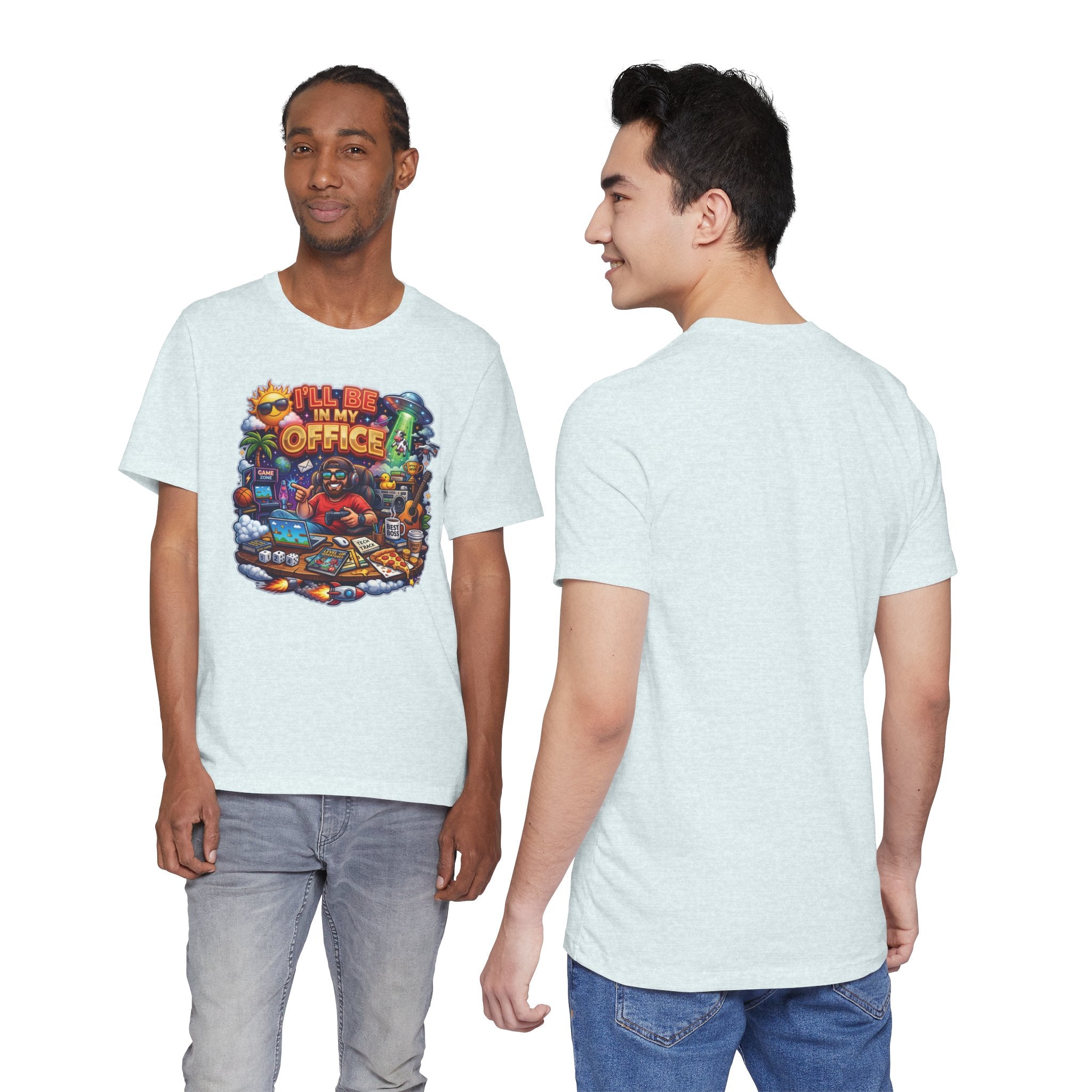 T-shirt « Je serai de retour au bureau » — T-shirt amusant pour le retour au travail, parfait pour votre mari ou votre père