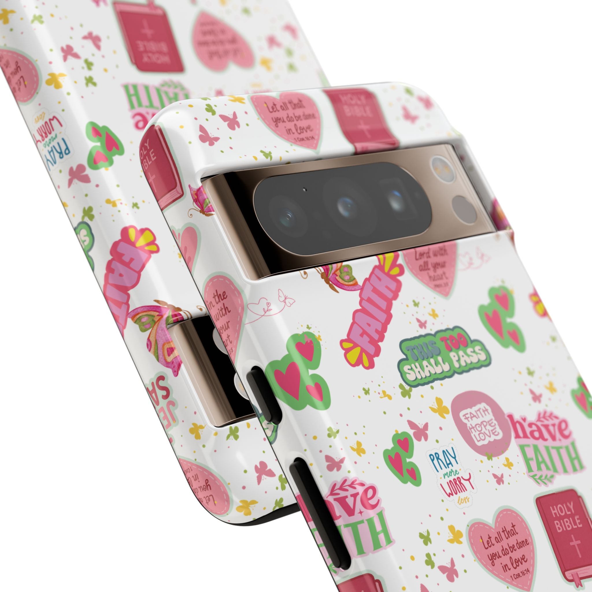 Carry Your Faith Everywhere | Christian Tough Phone Case with Bible Verse or Affirmation | Protective, Inspirational Gift for Christians