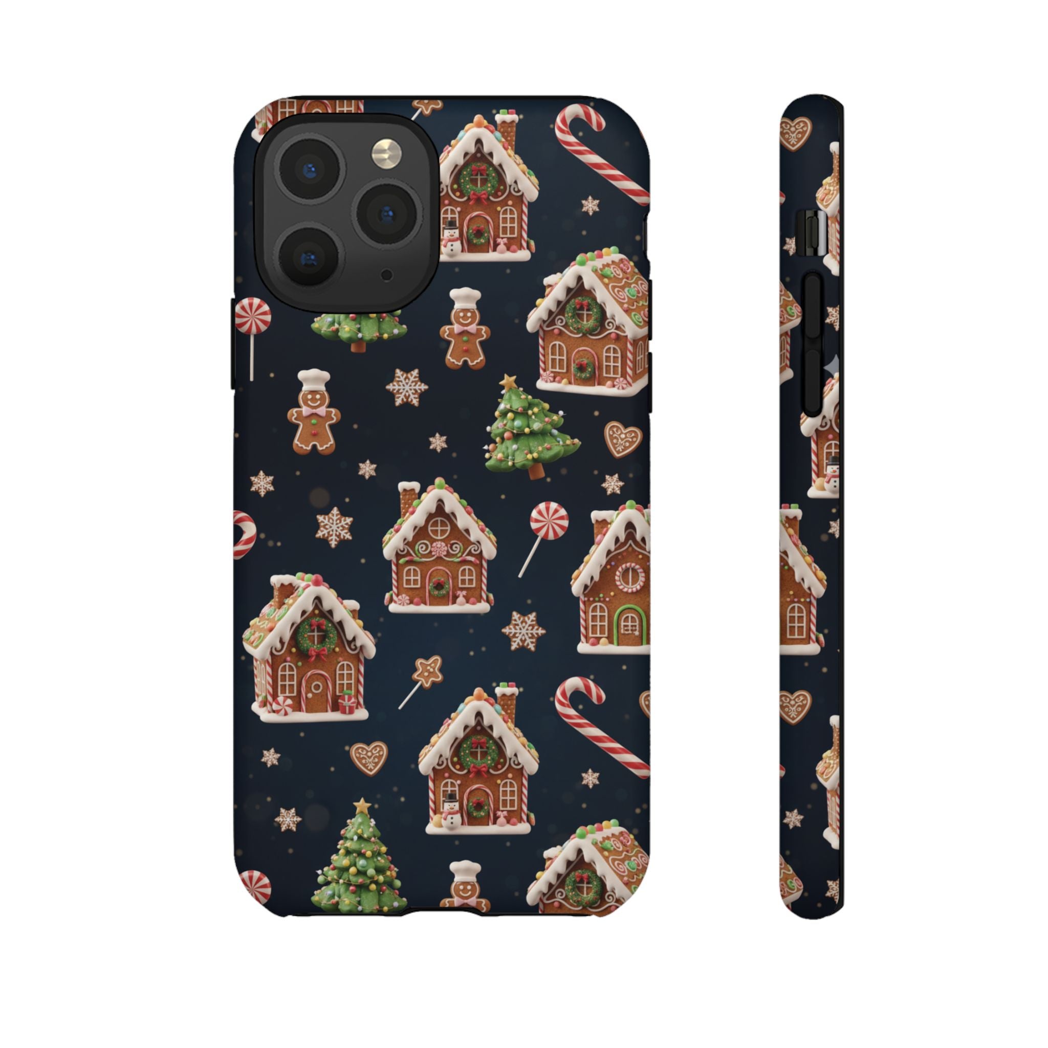 3D Gingerbread House Christmas Phone Case | Premium Holiday Gift Cover for iPhone 17, iPhone, and Samsung Galaxy Gift for Her or Him