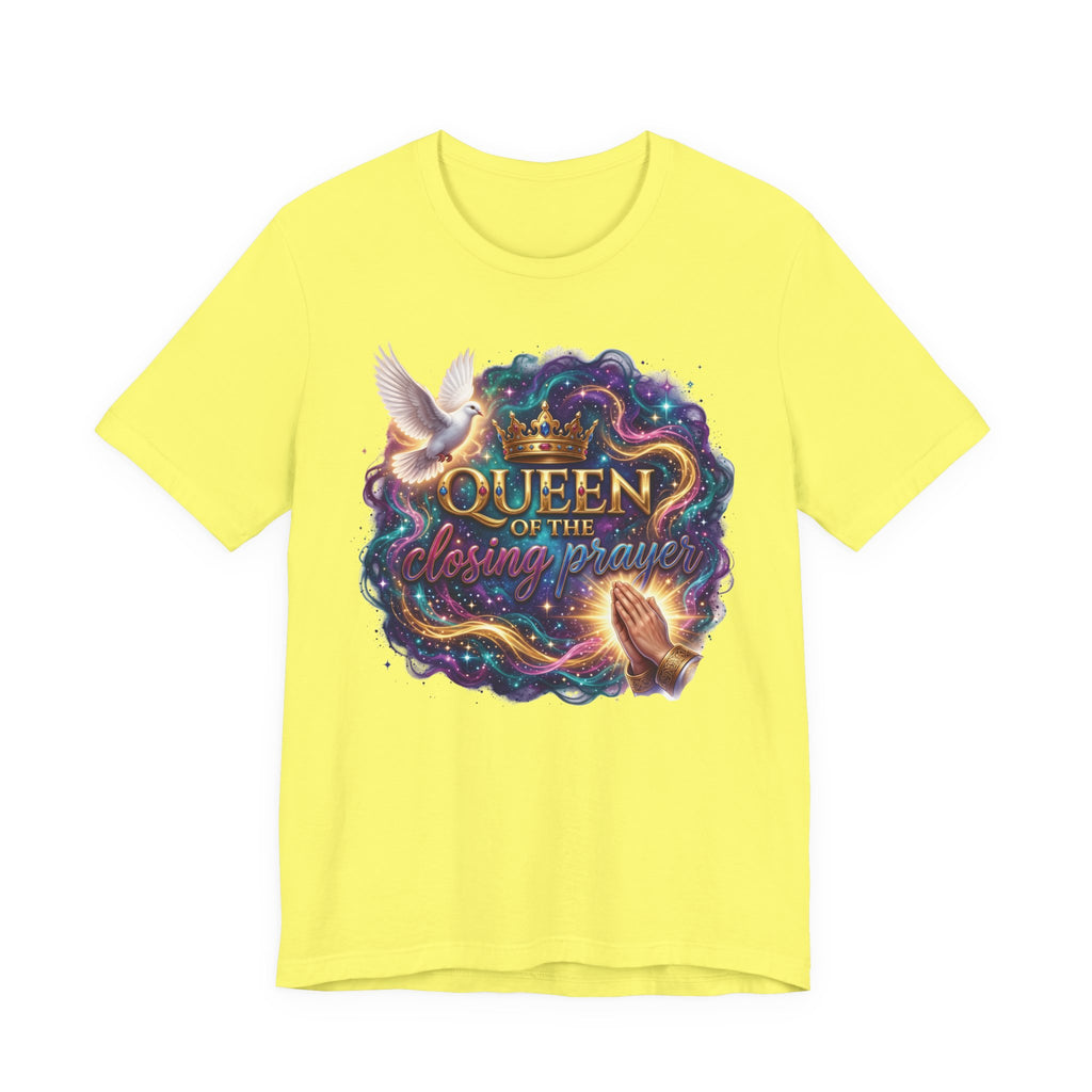 T-shirt chrétien « Reine de la prière finale » | T-shirt d'église amusant pour femme | T-shirt graphique sur le thème de la foi