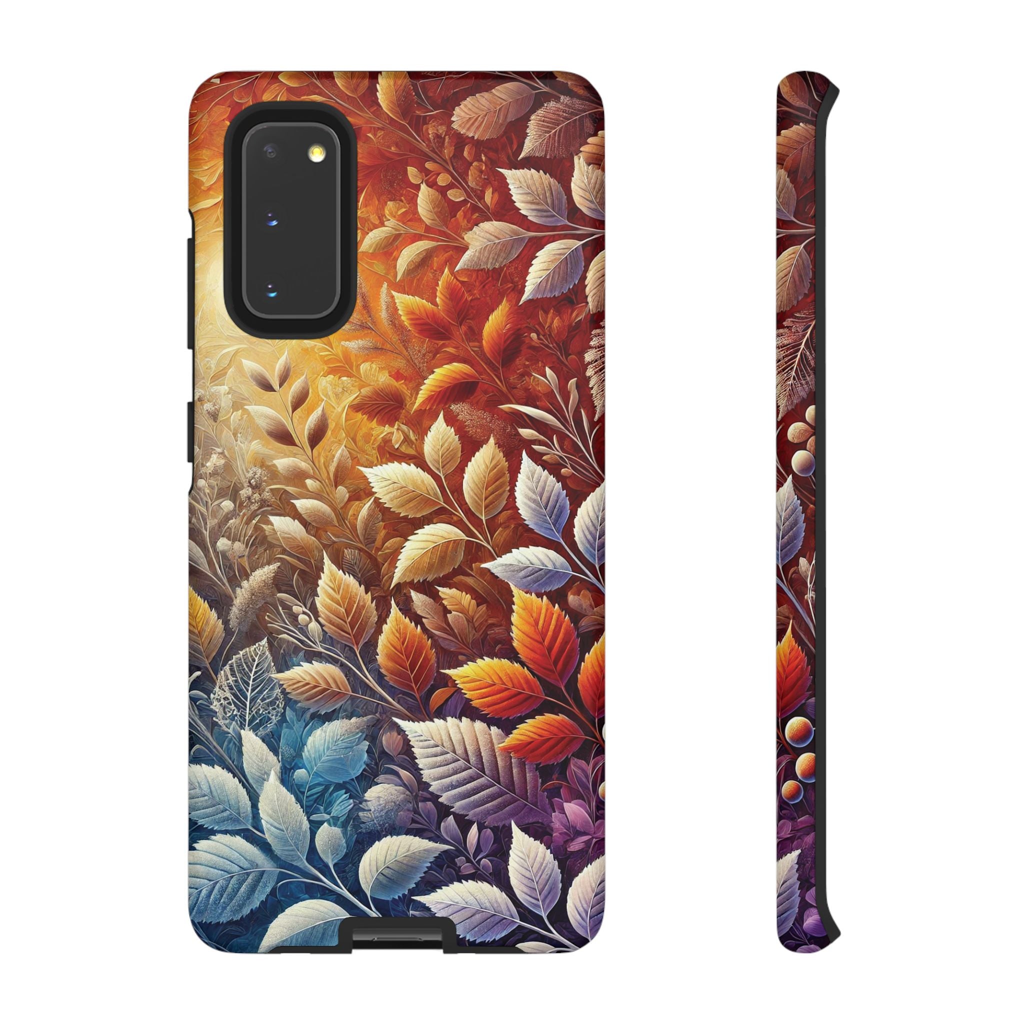 Beautiful Colorful Leaves Phone Case Vibrant Autumn Design for iPhone & Samsung, Durable Protection with Eye Catching Style, Perfect for Nature Lovers & Seasonal Charm Gift for Her