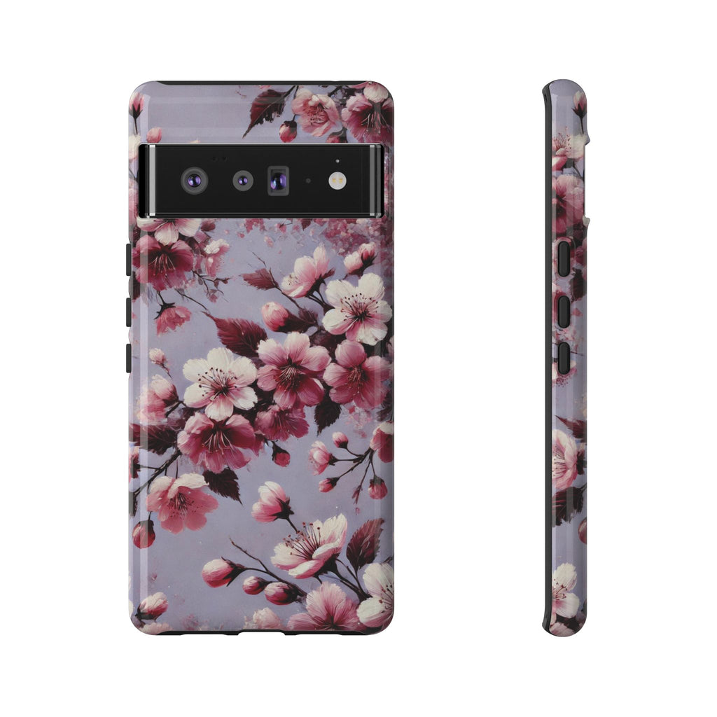 Lavender Floral Fall Phone Case for iPhone 16 pro15 14 13 12  21 23 Samsung, and Pixel | Stylish Protective Cover Gift for Her Perfect for Floral Lover