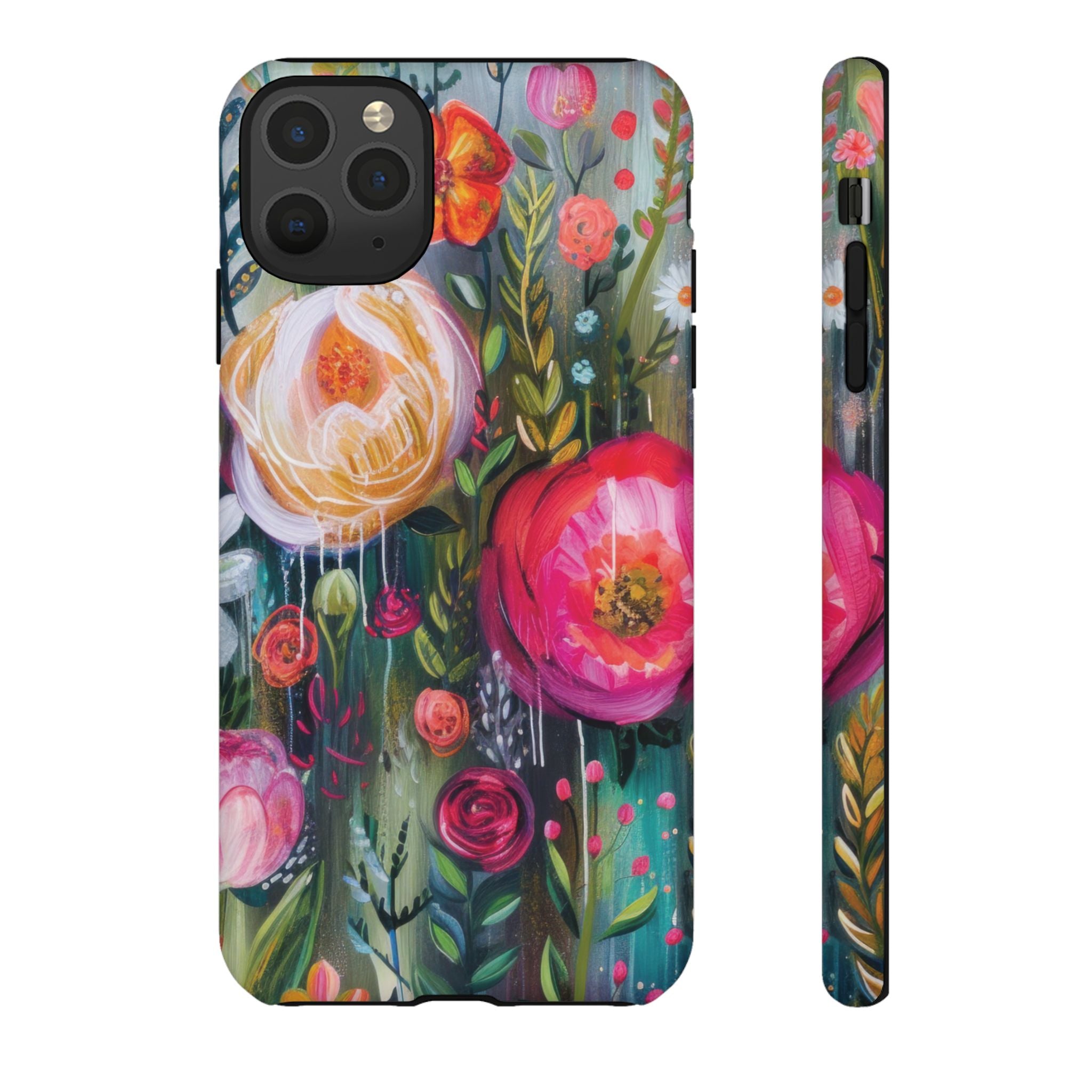 Watercolor Boho Floral Phone Case for iPhone 17 case Samsung, and Pixel | Stylish Protective Cover Gift for Her Perfect for Floral Lover