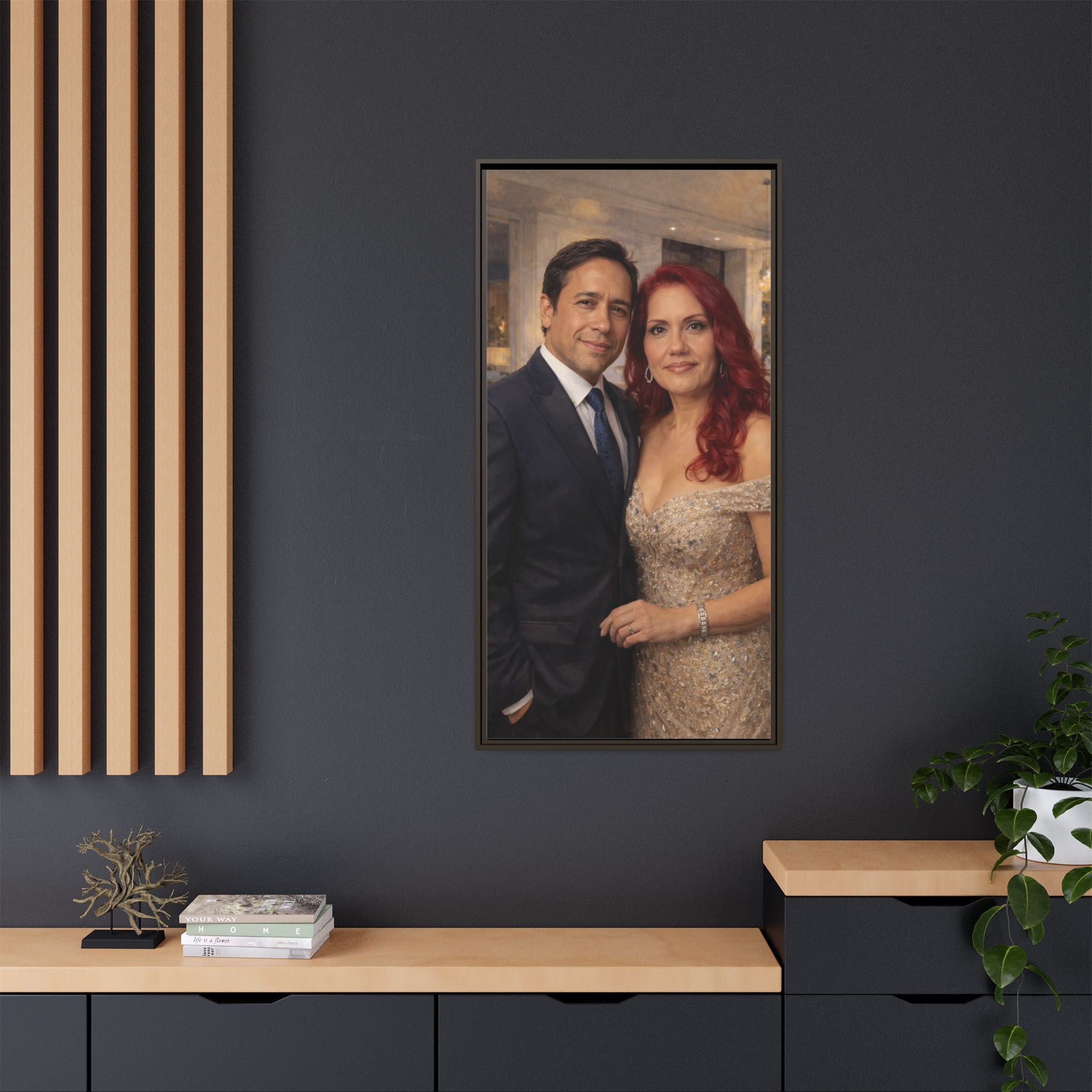 Custom Oil Painting Illusion Canvas – Luxury Portrait Art