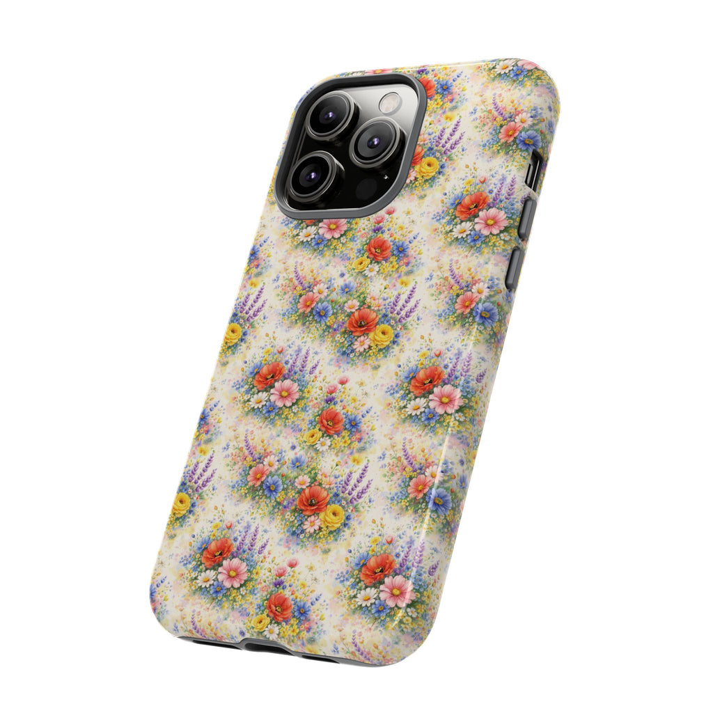 Watercolor Wildflowers Phone Case — Tough Cases