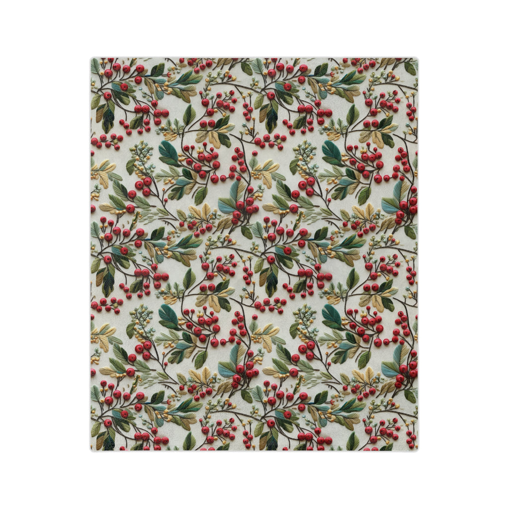 New House Holly Wildflowers Boho Chic Throw Ultra-Soft Minky Blanket Cozy Comfort Blanket Elegant Home Decor Plush Microfiber for Maximum Comfort Blanket, Perfect for Snuggling Decor, Cozy All-Season Warmth, Housewarming Gift Throw - MRSBYVALLE
