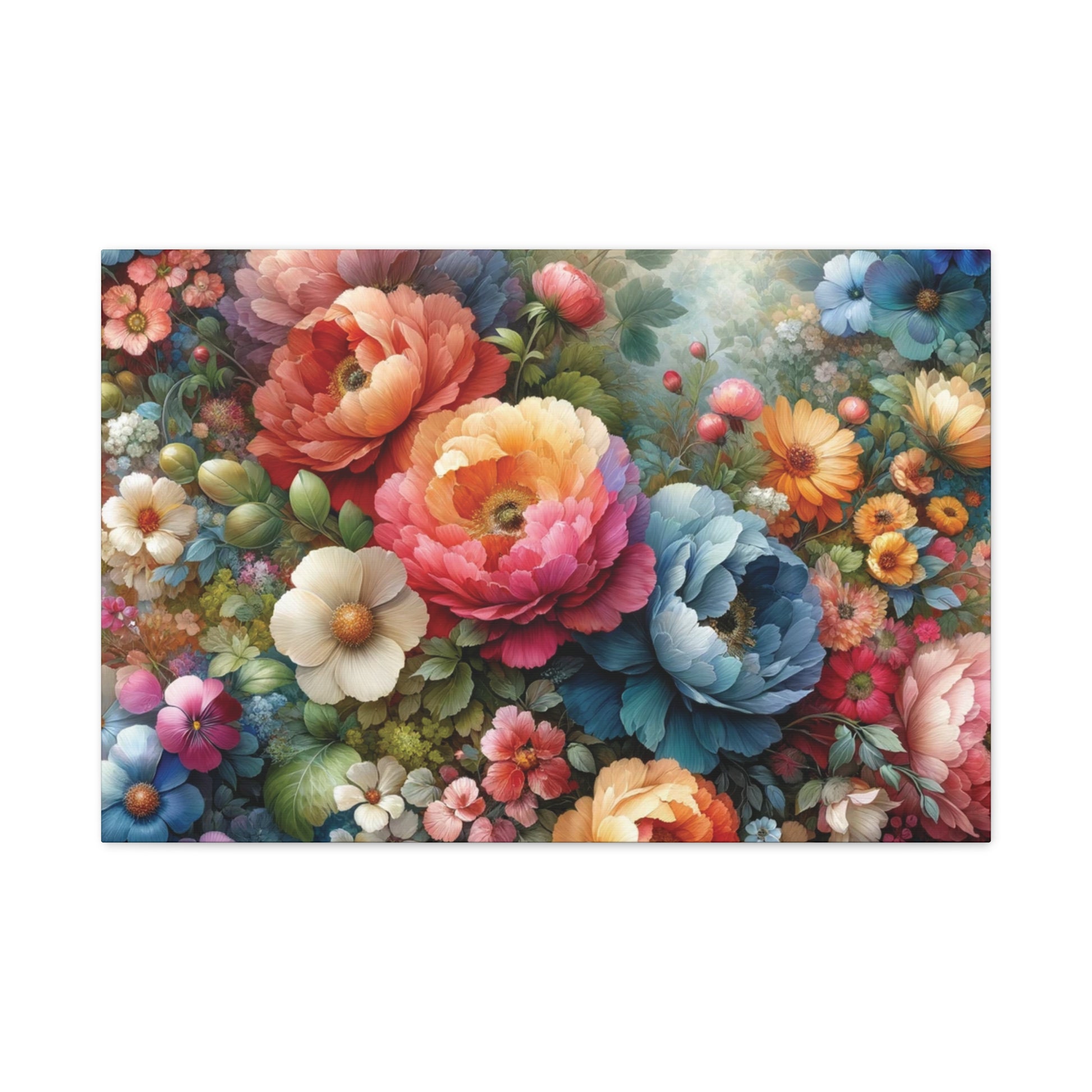 Timeless Floral Elegance High-Quality Matte Canvas Art, Ready to Hang Perfect for Home Decor, Mother's Day, Birthday Gift, Housewarming New House Decor.