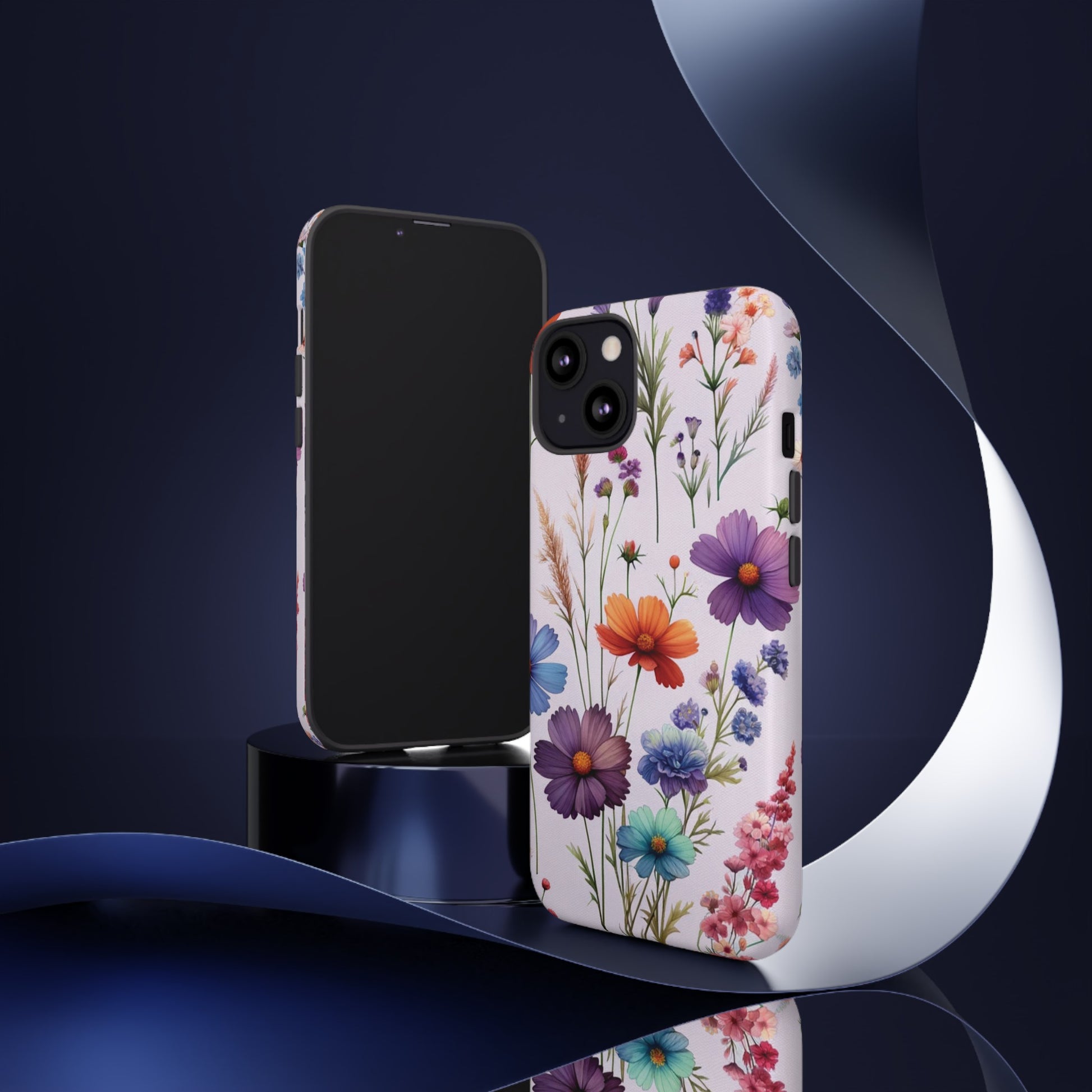 Lavender Wildflowers Protective Phone Case Gift for Her Phone 15, Samsung iPhone Samsung Gift for Her Case iPhone 15, Samsung iPhone Samsung Accessory Gift for Her.
