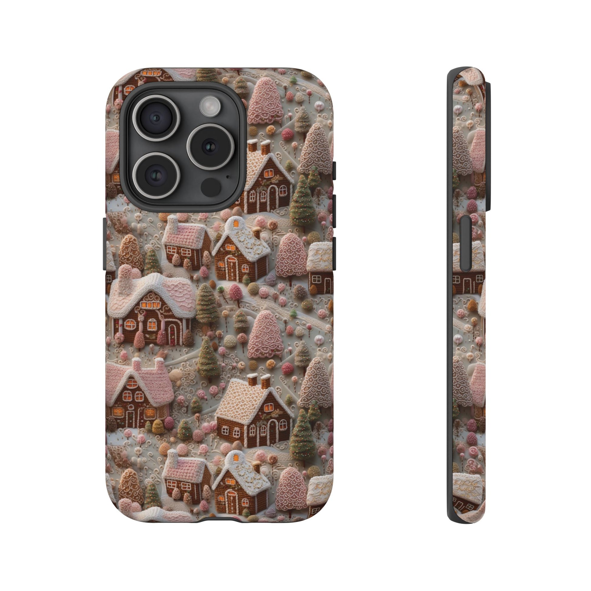 Gingerbread House 3D Phone Case Durable for iPhone Samsung Gift iPhone 15, 14, 13 Samsung Pixel Gift for Mom Accessory Gift for Her