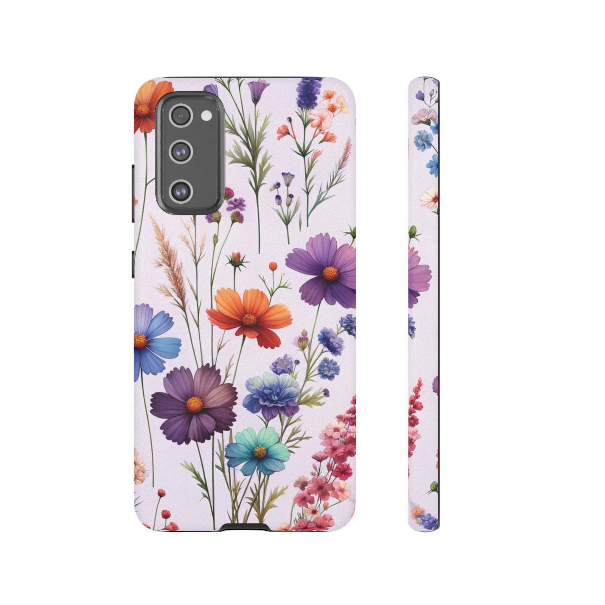 Lavender Wildflowers Protective Phone Case Gift for Her Phone 15, Samsung iPhone Samsung Gift for Her Case iPhone 15, Samsung iPhone Samsung Accessory Gift for Her.