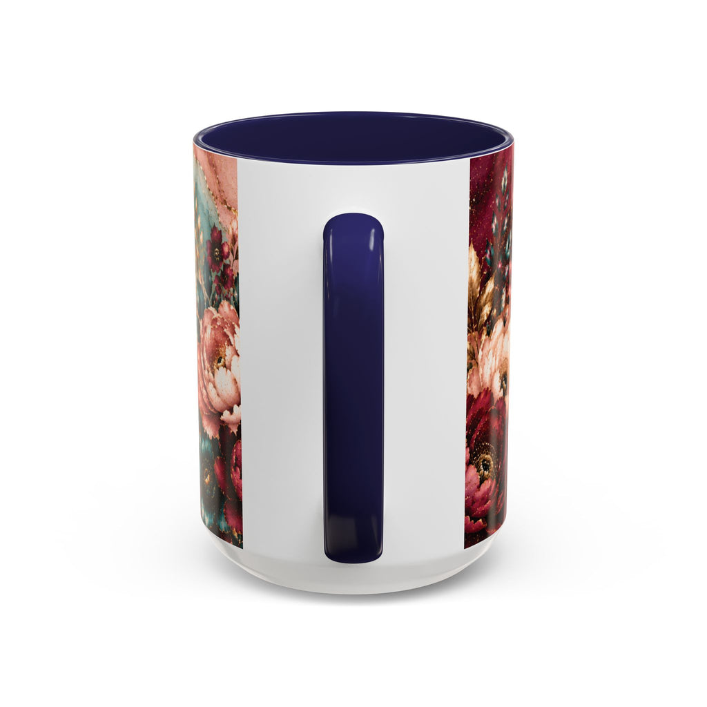 Personalized Name Mug for Women, Inspirational Color Handle Coffee Mug, 11 oz or 15 oz Gift for Her