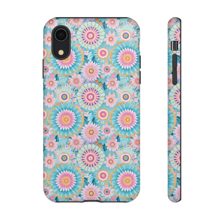 Boho Modern Watercolor Abstract Phone Case Compatible with iPhone, Samsung & More - Stylish, Durable Protection with Vibrant Artistic Design Perfect Gift for Her