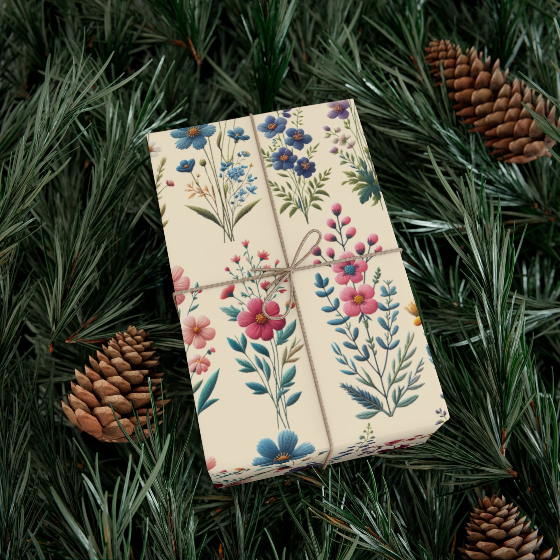 Best Beautiful Wildflower Wrapping Paper Vibrant Floral Patterns on Premium Quality Paper for All Occasions Perfect for Birthdays, Weddings, and Special Celebrations Mother's Day, Christmas - MRSBYVALLE