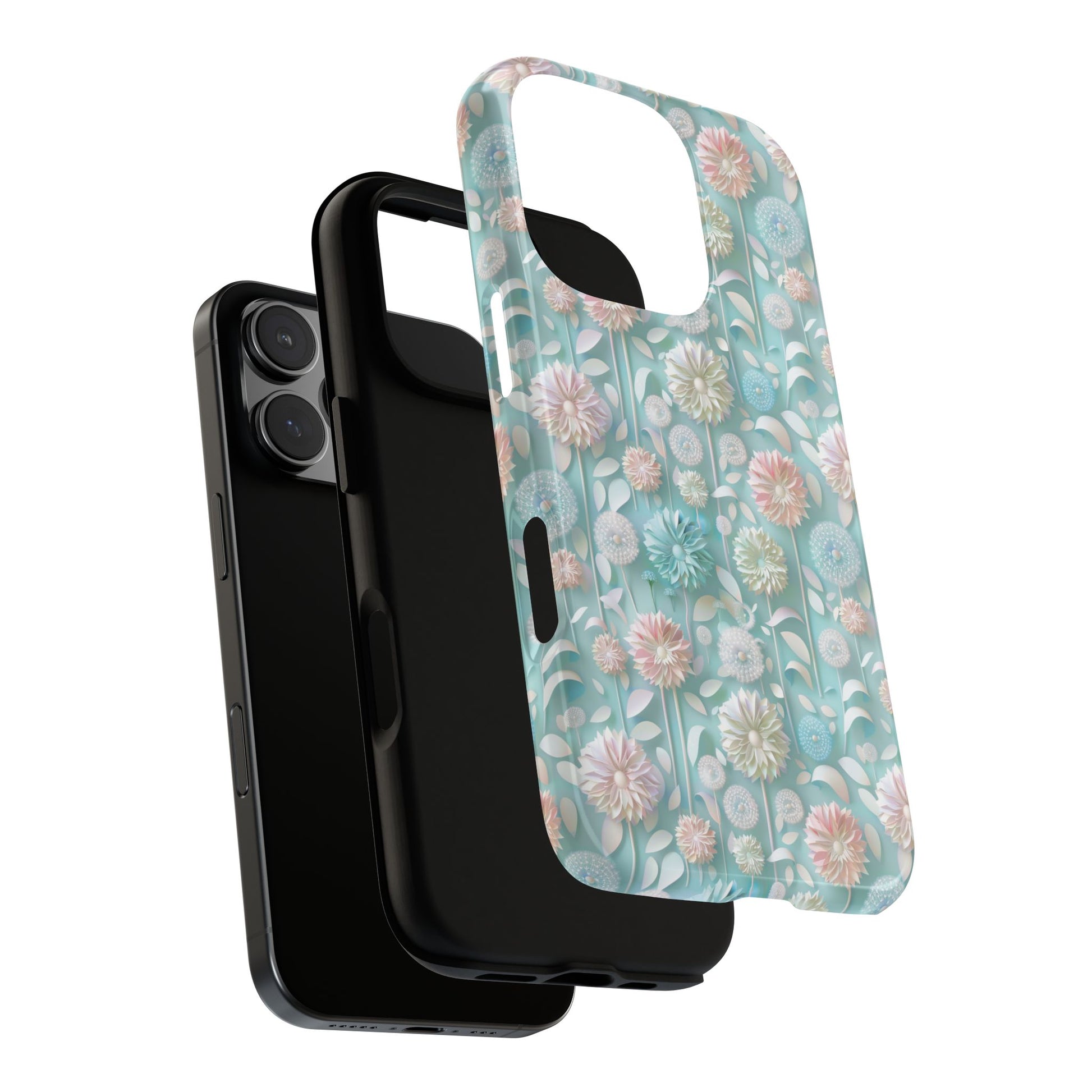 Pastel Floral Phone Case for iPhone & Samsung | Elegant and Slim Design with Shockproof Protection | Durable, Scratch-Resistant, and Lightweight | Stylish Accessory