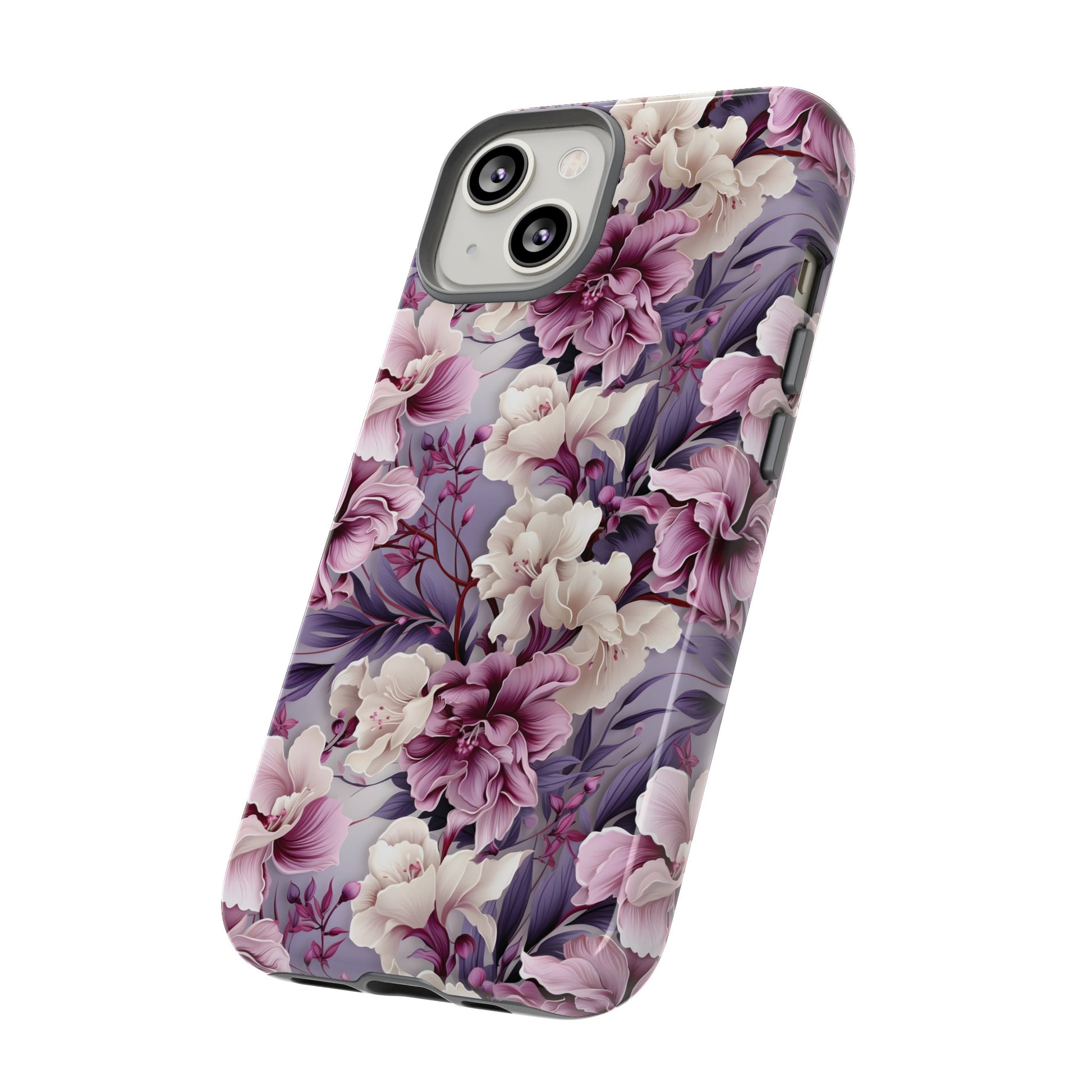 Lavender Flowers Protective Phone Case Gift for Her Phone 15, Samsung iPhone Samsung Gift for Her Case iPhone 15, Samsung