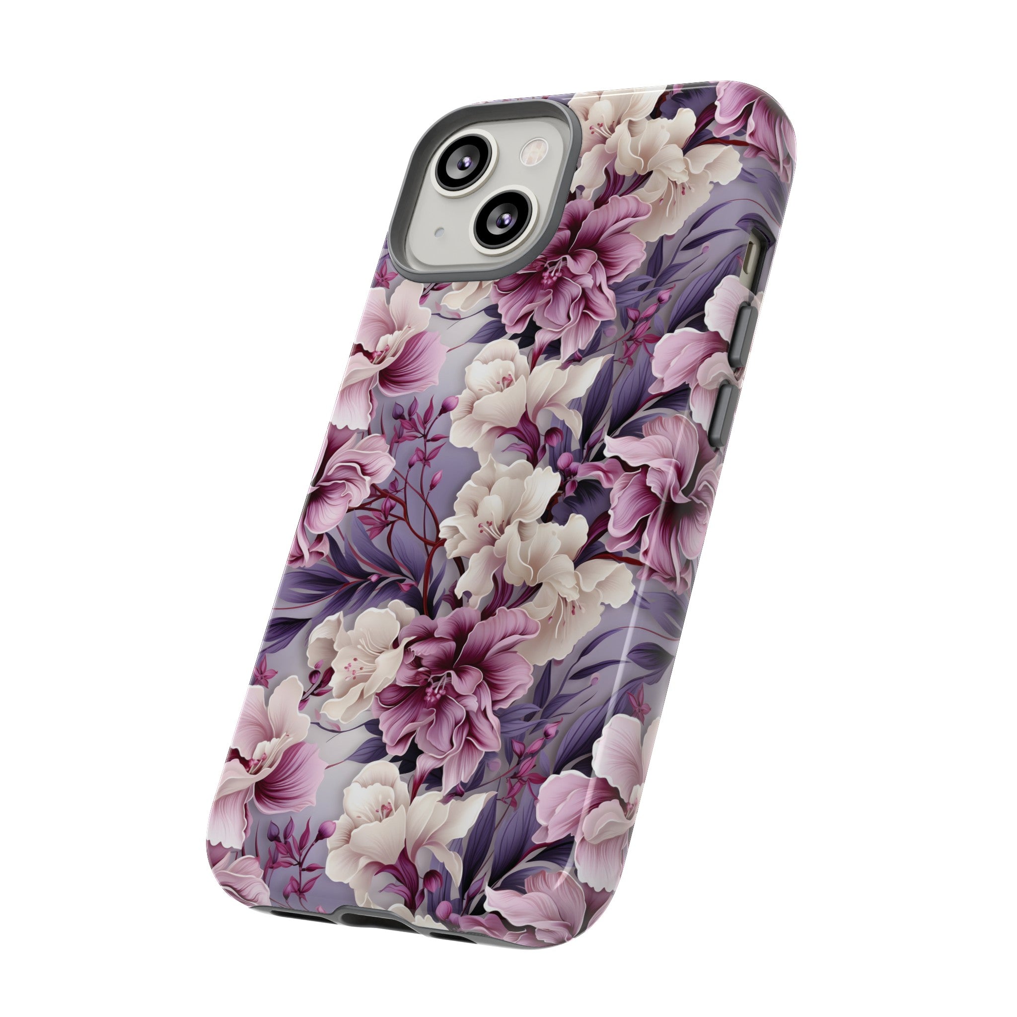 Lavender Flowers Protective Phone Case Gift for Her Phone 15, Samsung iPhone Samsung Gift for Her Case iPhone 15, Samsung