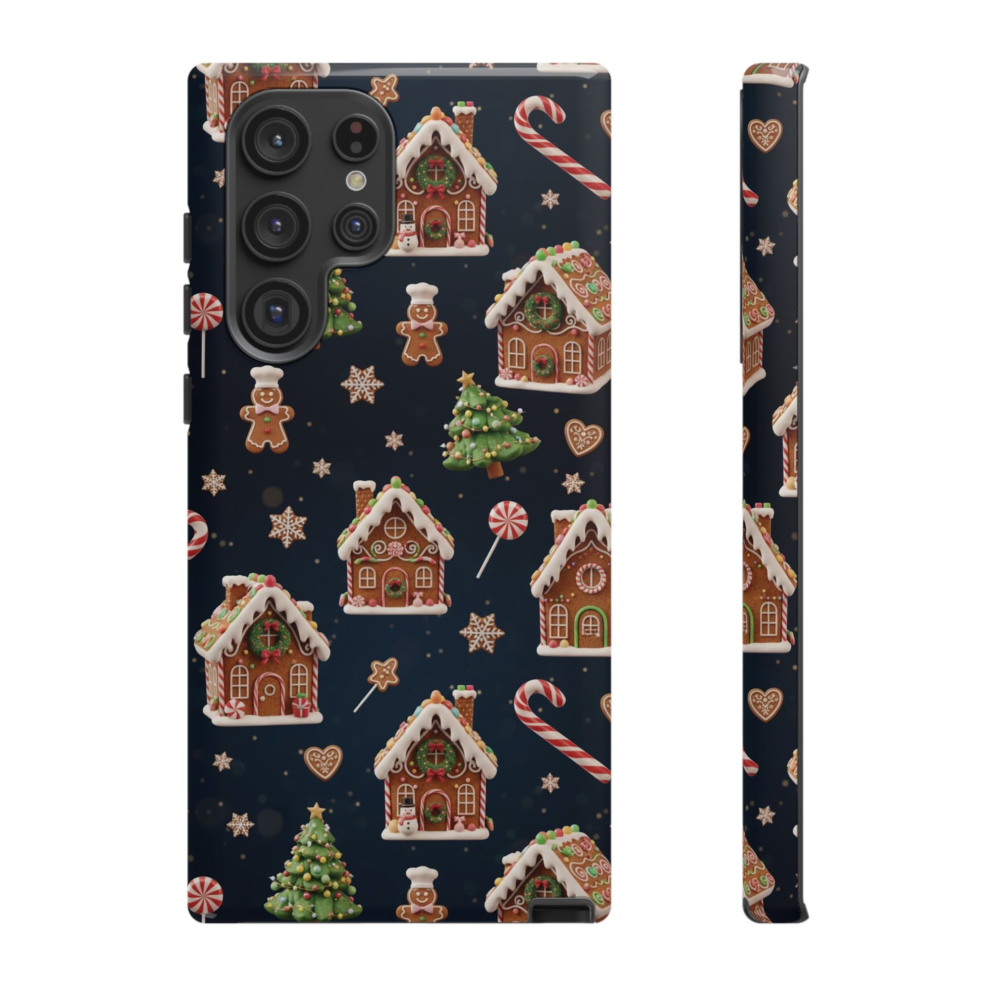 3D Gingerbread House Christmas Phone Case | Premium Holiday Gift Cover for iPhone 17, iPhone, and Samsung Galaxy Gift for Her or Him