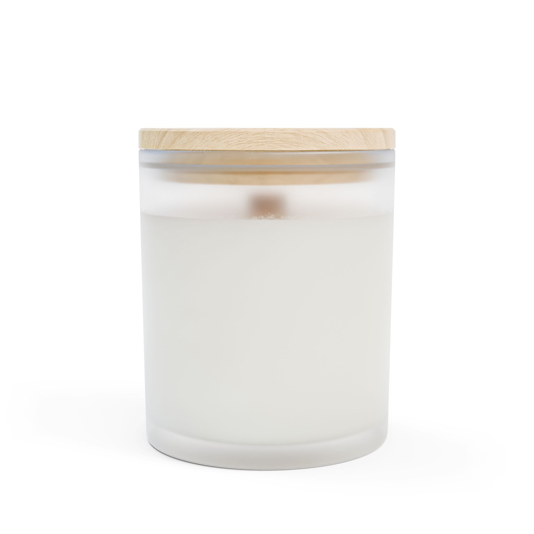 Romanticizes Her Life Candle — Frosted Glass 11oz ("Just a Girl Who Romanticizes her Life One Book at a Time")