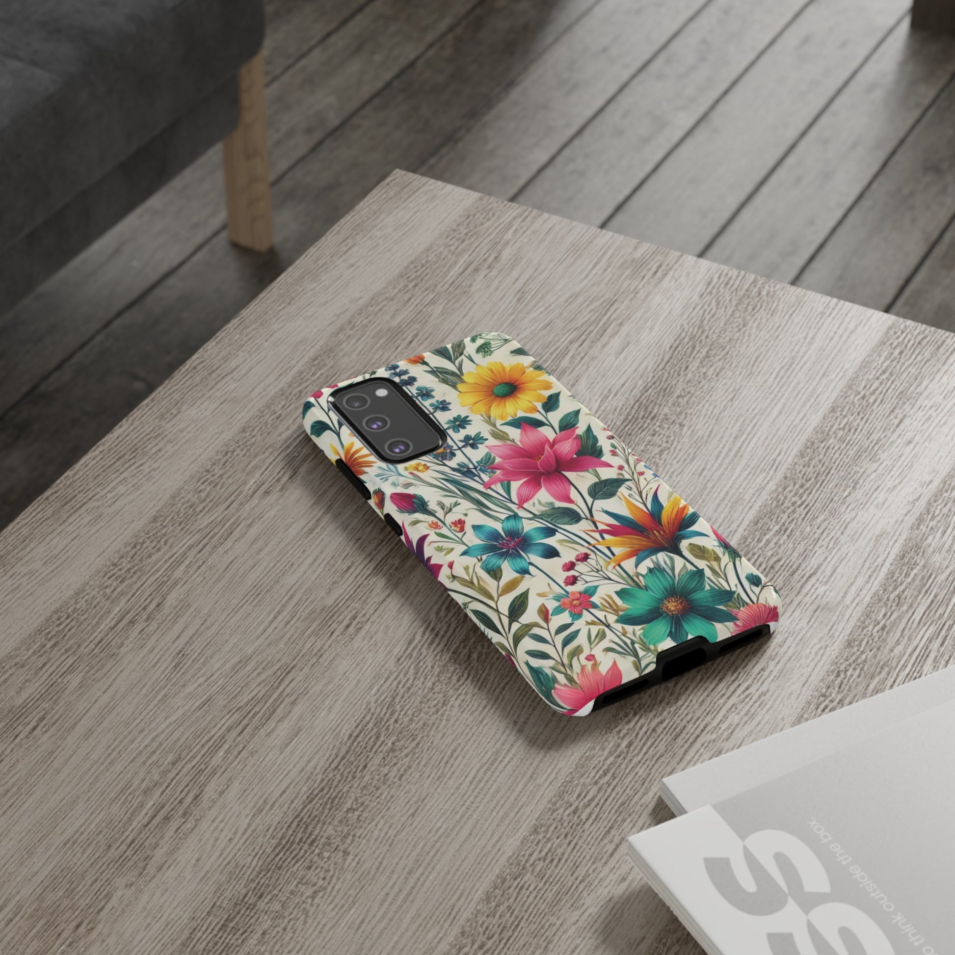 Wildflowers Boho Chic Design Phone Case - Stylish, Protective Cover for All Models Gift for Mom Accessory Gift for Her