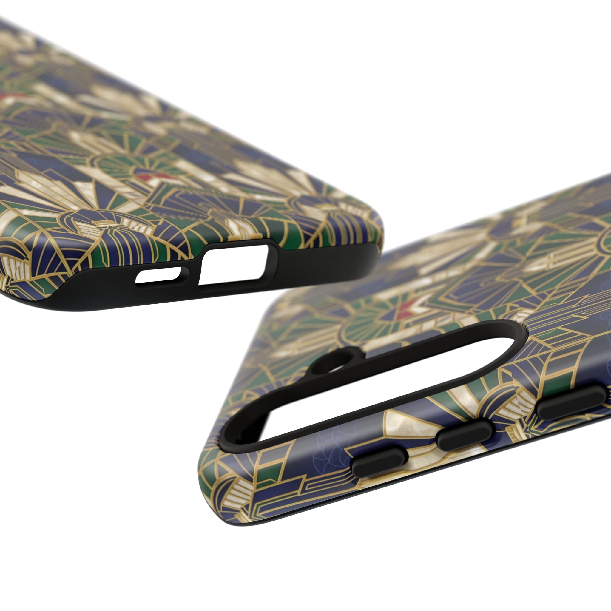 Navy & Gold Art Deco Phone Case — Imperial Art Deco Tough Case