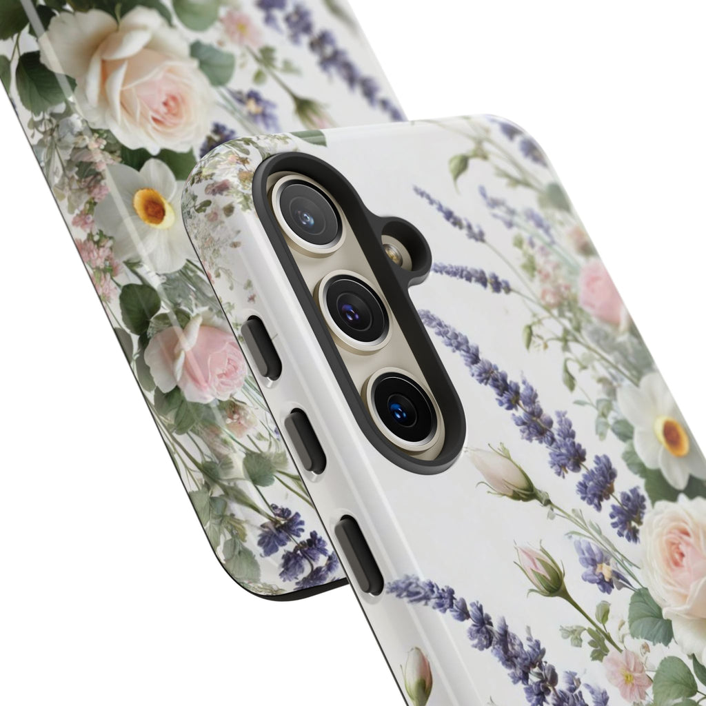 Boho Floral Fall Phone Case for iPhone 17,16  21 23 Samsung, and Pixel | Stylish Protective Cover Gift for Her Perfect for Floral Lover