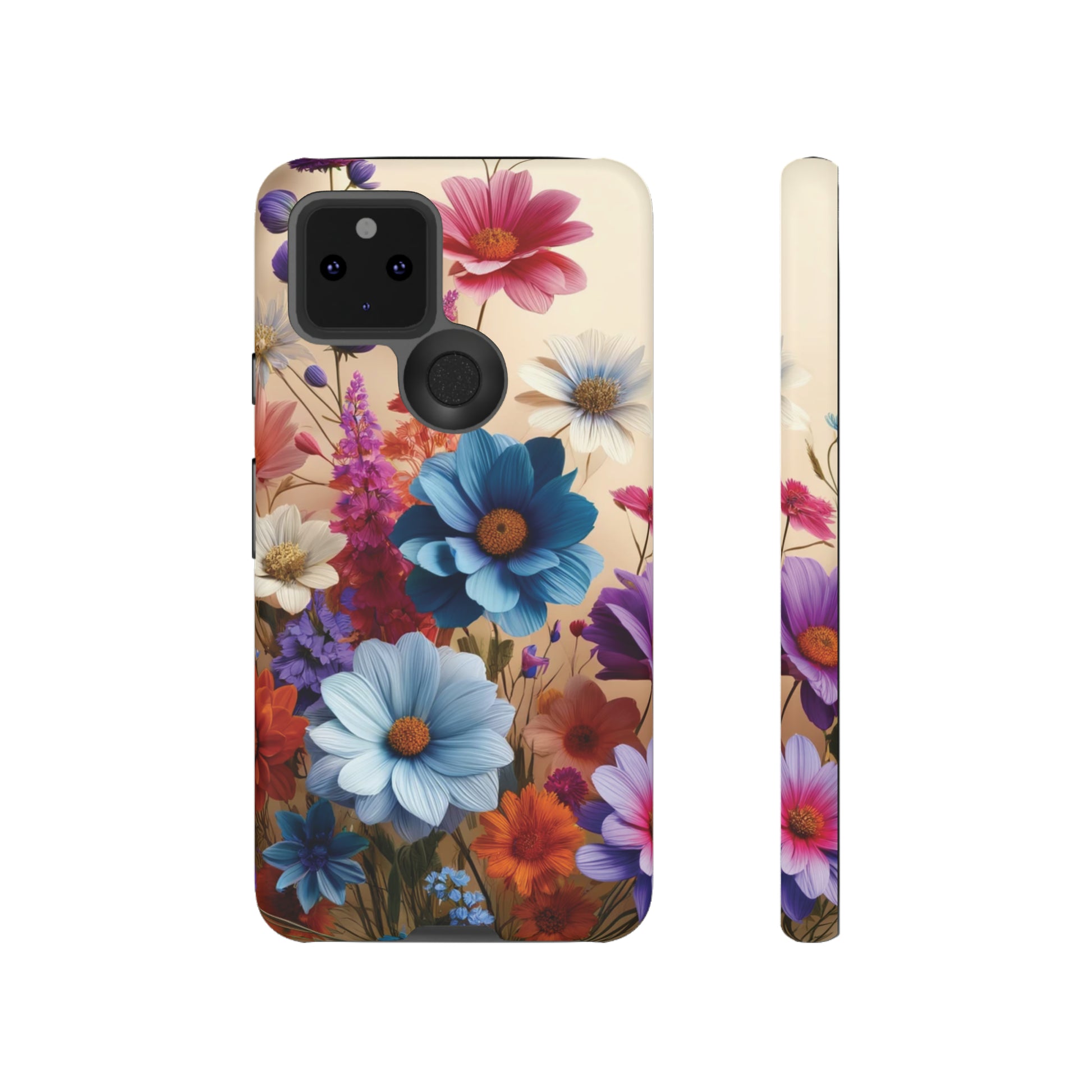 Best Phone Case Floral 3D Illusion Luxury Tough Case Floral Elegant Durable Stylish for Modern Devices iPhone 15, Samsung iPhone Samsung Accessory Gift for Her.