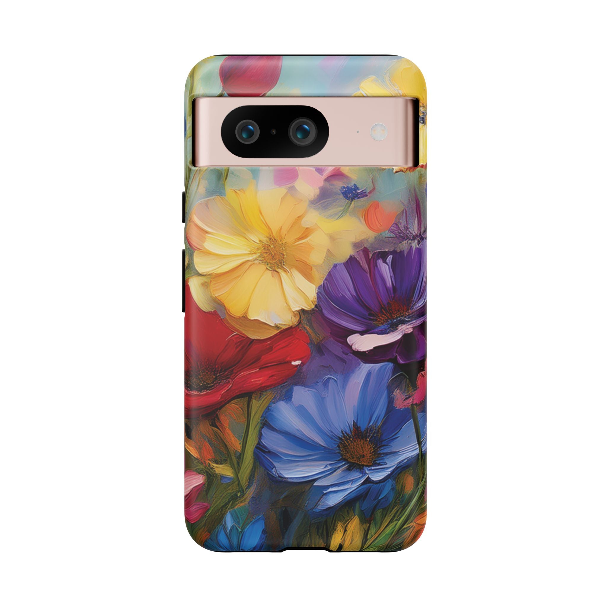 Bold Wildflower Phone Case Bright Hand-Painted Floral Art Vibrant Botanical Design for iPhone & Samsung | Trendy Nature Lover Gift Phone  Galaxy